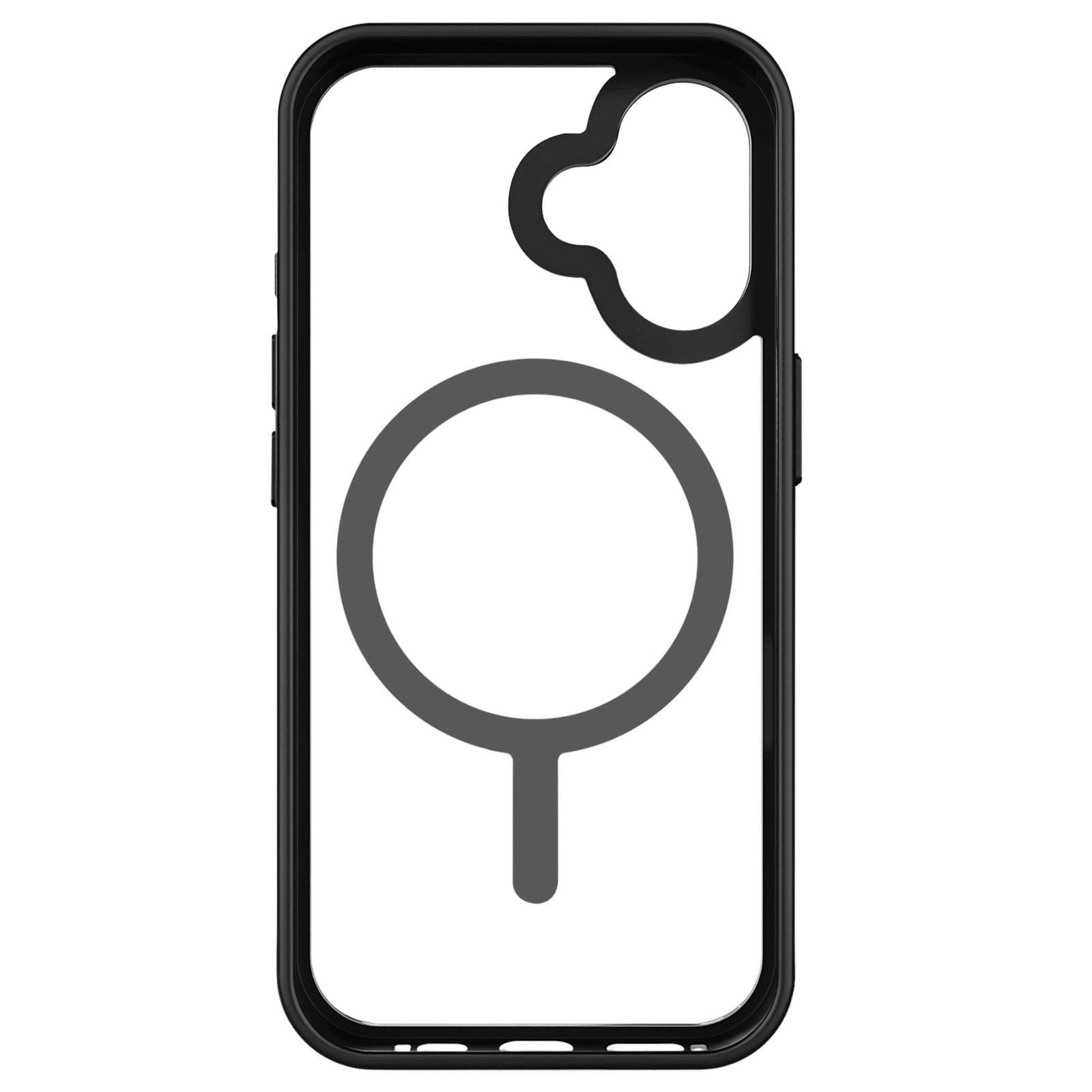 GRIPP Clarion Hard & Soft TPU & Polycarbonate Back Cover for Apple iPhone 16 (MagSafe Compatibility, Black)_6