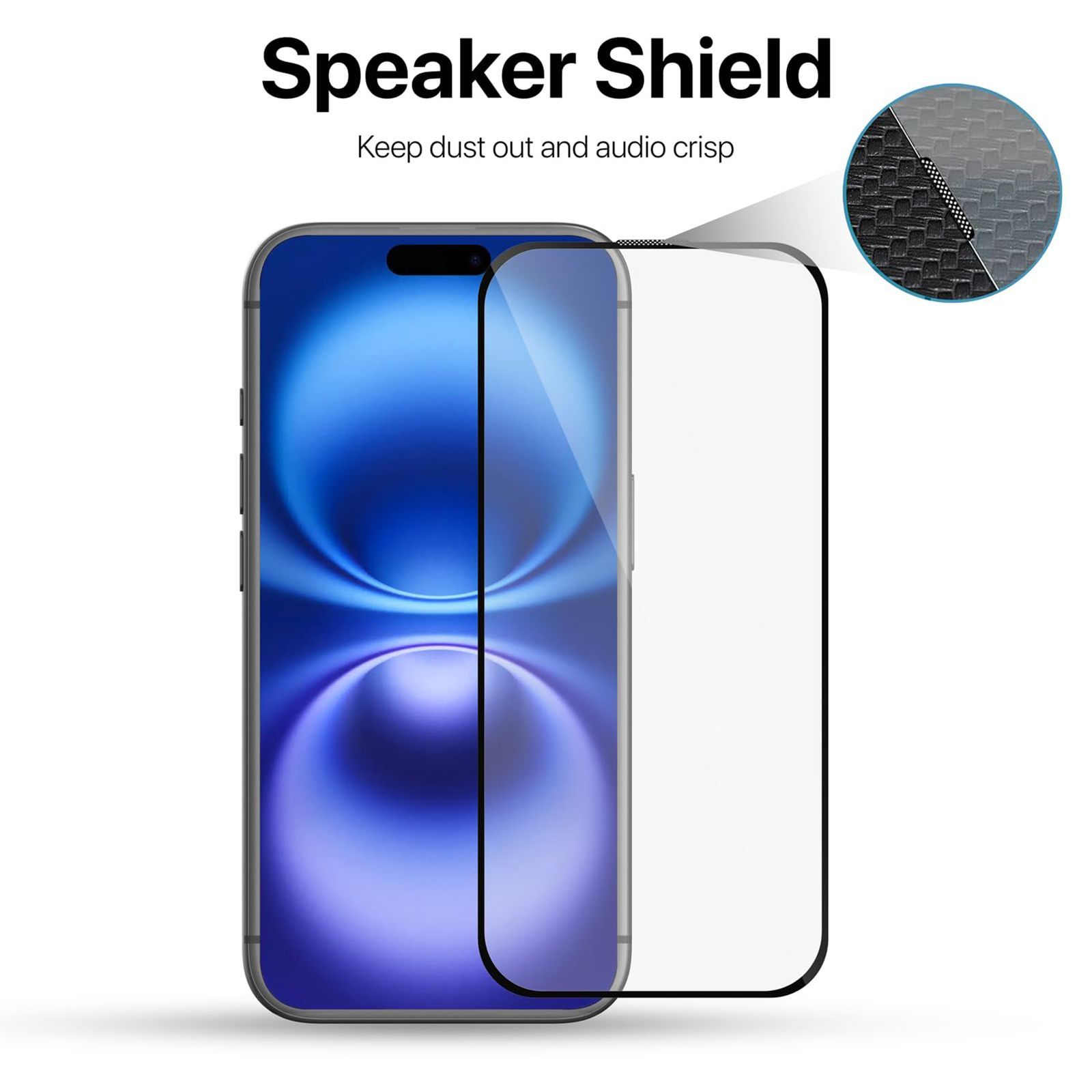 GRIPP 3D Tempered Glass for Apple iPhone 16 (Dust Proof)_9