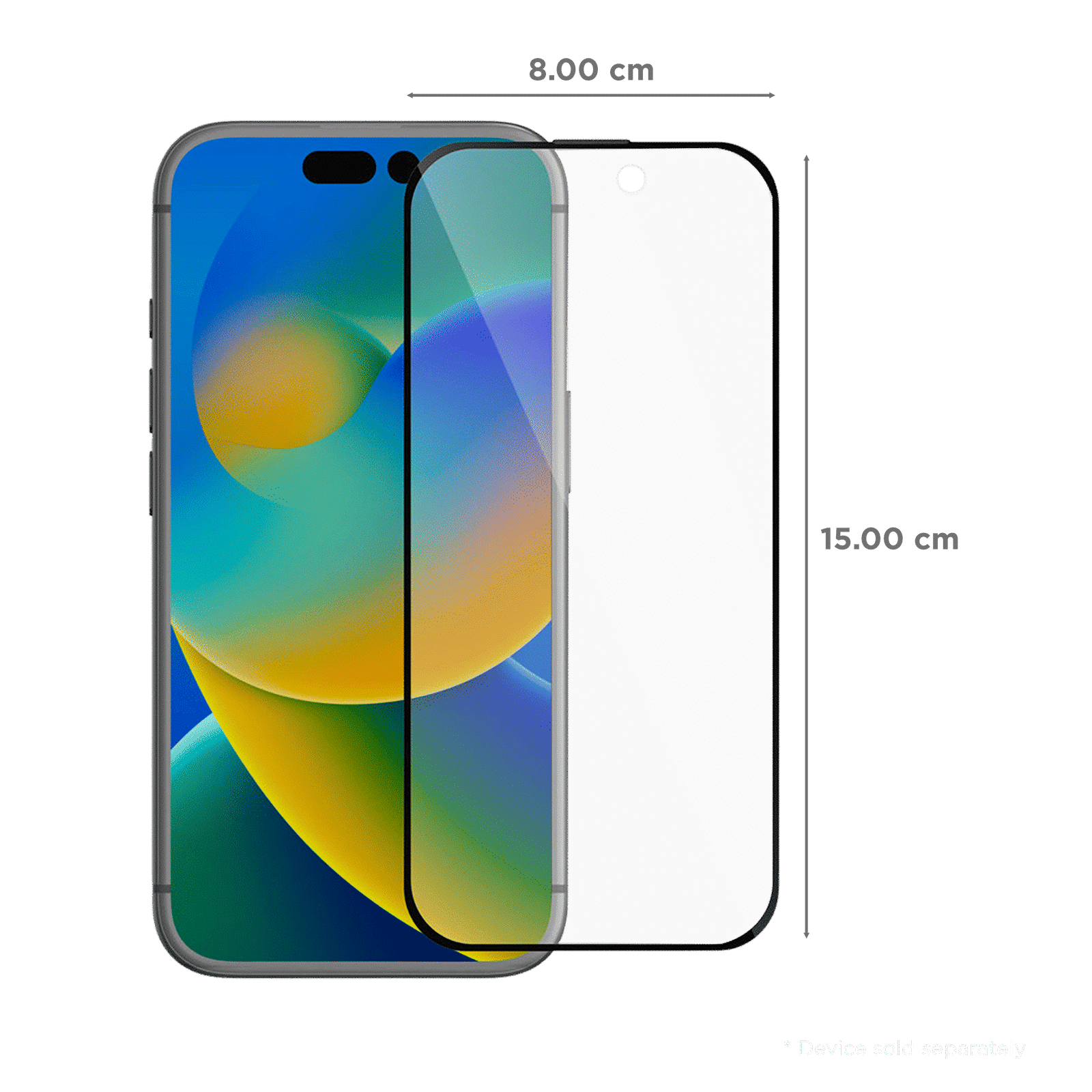 GRIPP Privacy Tempered Glass for Apple iPhone 16 Pro (9H Hardness Scratch Resistant)_2