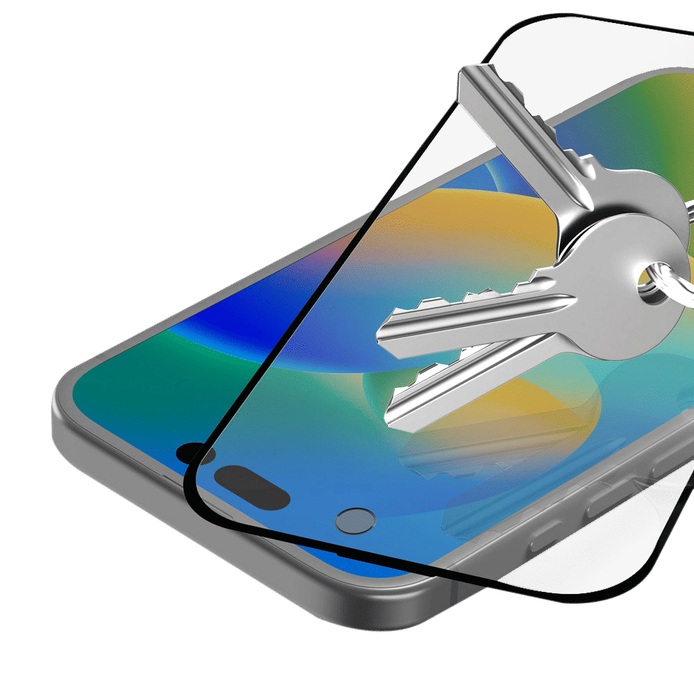 GRIPP Privacy Tempered Glass for Apple iPhone 16 Plus (9H Hardness Scratch Resistant)_7