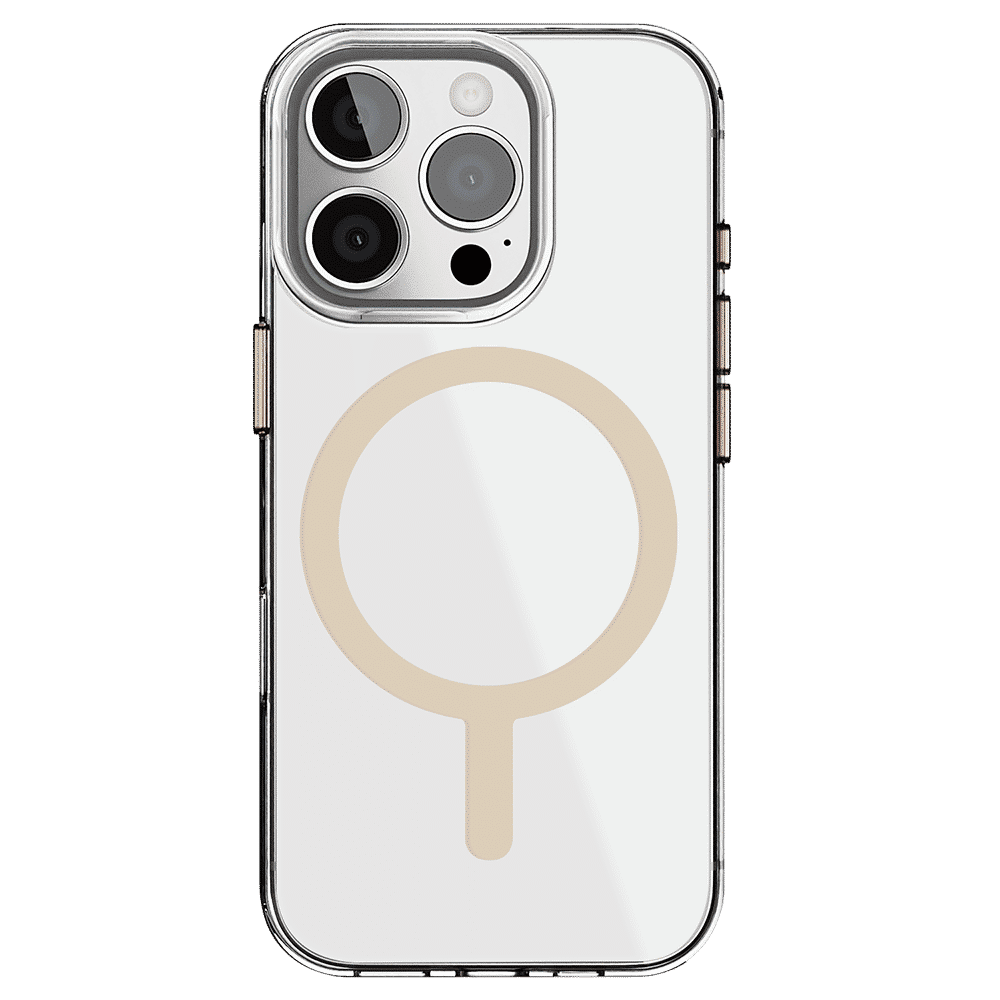 GRIPP Clear Xtreme TPU & Polycarbonate Back Cover for Apple iPhone 16 Pro Max (6 Feet Drop Protection with D3O Technology, Rose Gold)_1