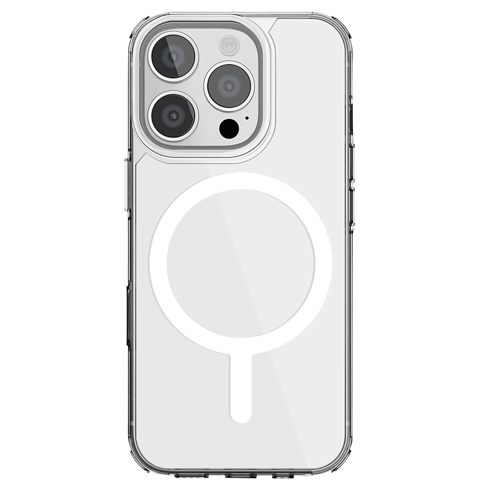 GRIPP Duce Tempered Glass & Polycarbonate, Silicone Back Cover Combo for Apple iPhone 16 Pro Max (MagSafe Charging Support, Transparent)_2