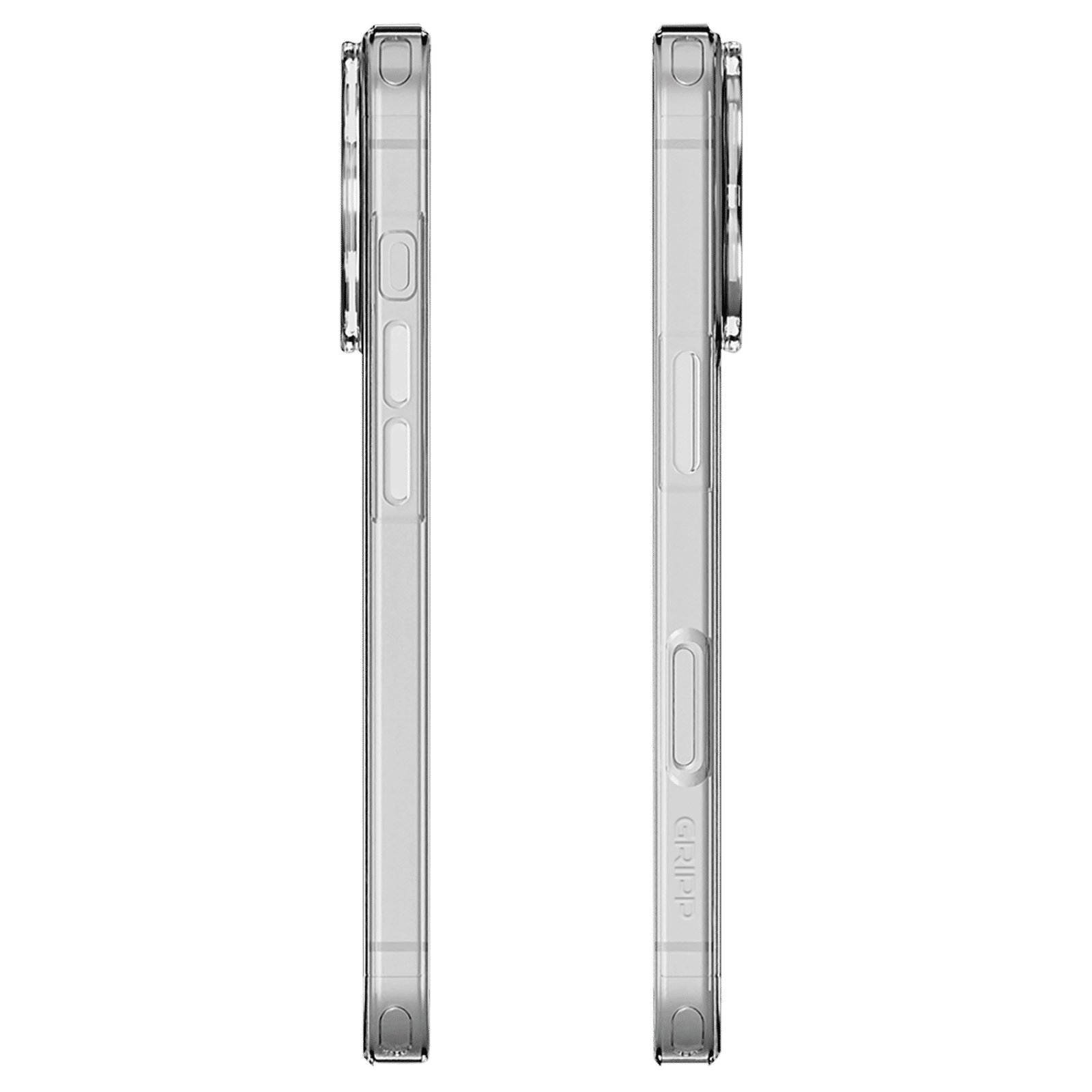 GRIPP Duce Tempered Glass & Polycarbonate, Silicone Back Cover Combo for Apple iPhone 16 Pro Max (MagSafe Charging Support, Transparent)_3