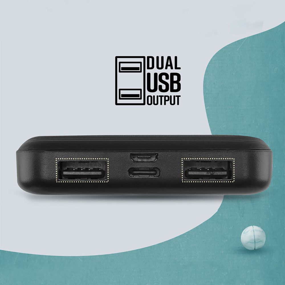 ZEBRONICS 10000 mAh Power Bank (2 Type A, 1 Type C & 1 Micro USB Ports, LED Indicator, Black)_5
