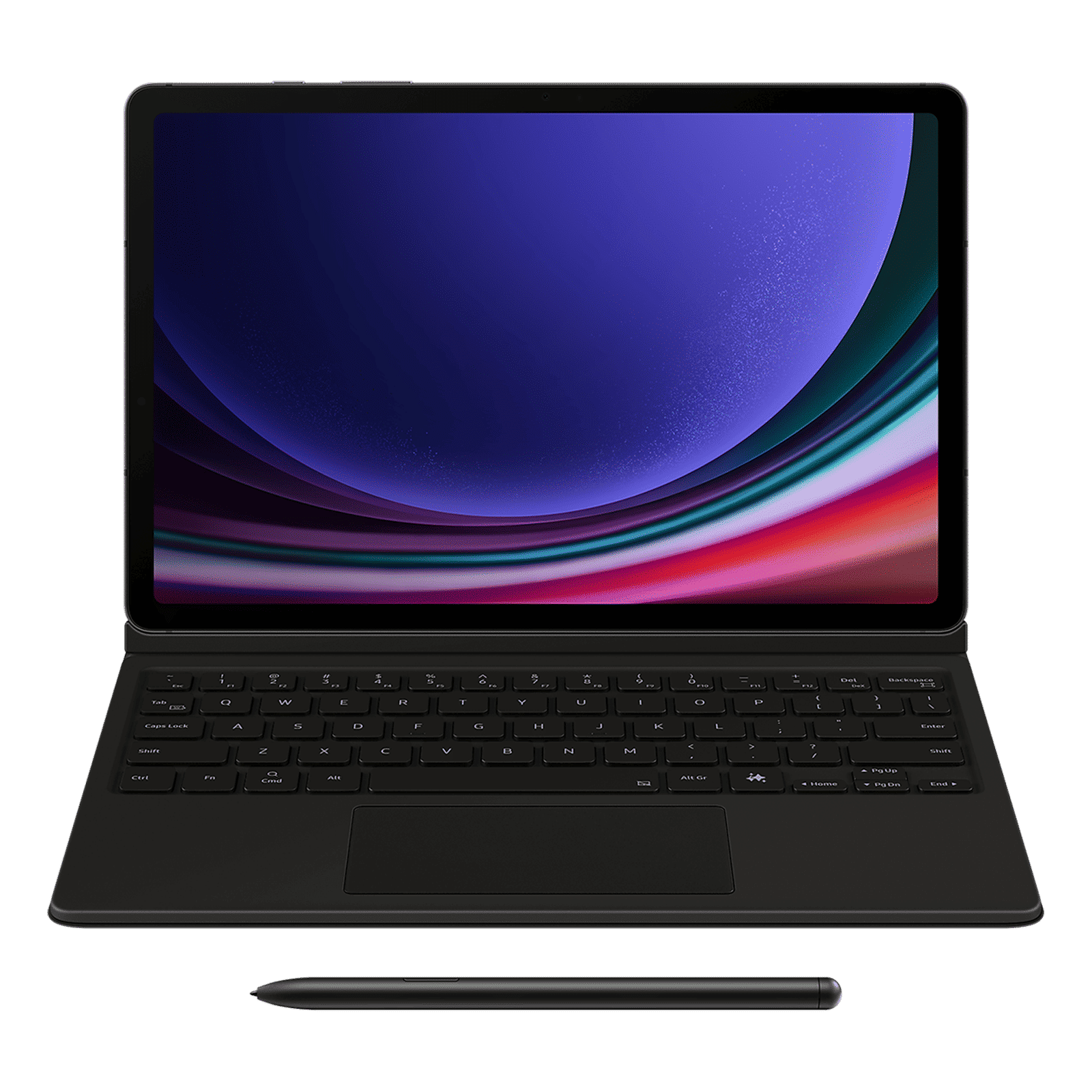 SAMSUNG Bluetooth Cover Keyboard for Galaxy Tab S9 & Galaxy Tab S9 FE with Touchpad (Galaxy AI Key, Black)_9