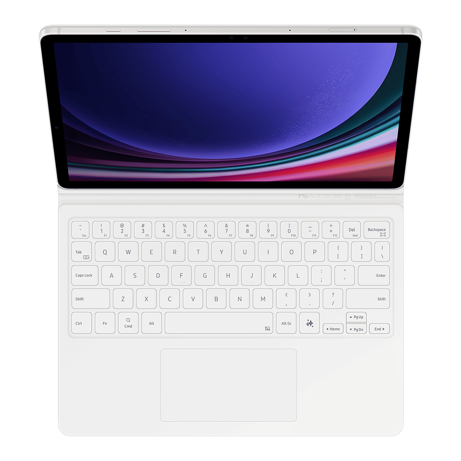 SAMSUNG Bluetooth Cover Keyboard for Galaxy Tab S9 & Galaxy Tab S9 FE with Touchpad (Galaxy AI Key, White) SAMSUNG Bluetooth Cover Keyboard for Galaxy Tab S9 & Galaxy Tab S9 FE with Touchpad (Galaxy AI Key, White)_10