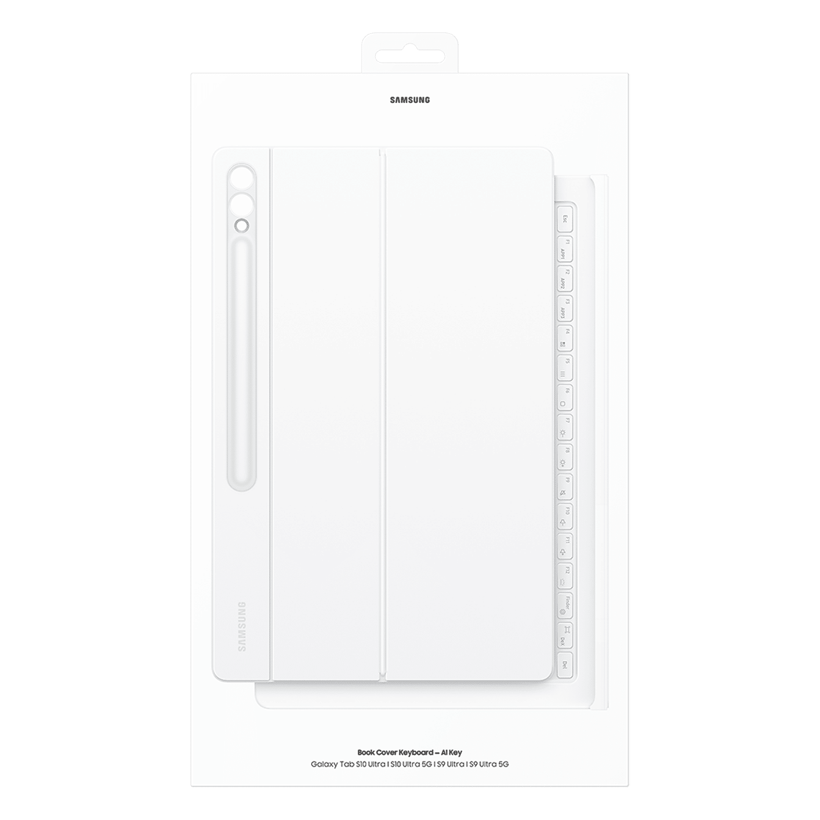 SAMSUNG Bluetooth Cover Keyboard for Galaxy Tab S10 Ultra & Galaxy Tab S9 Ultra with Touchpad (Galaxy AI Key, White)_11