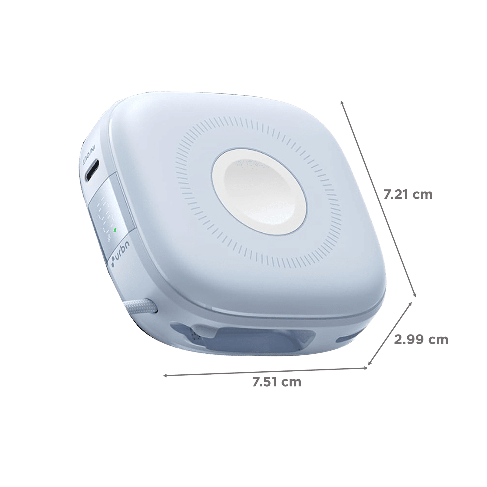 urbn Atom Link 10000 mAh 18W Fast Charging Power Bank (1 Type C Port, 12 Layers Circuit Protection, Light Blue) urbn Atom Link 10000 mAh 18W Fast Charging Power Bank (1 Type C Port, 12 Layers Circuit Protection, Light Blue)_2