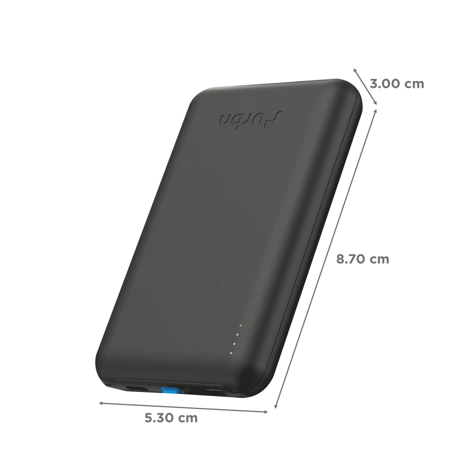 urbn Mag Link 10000 mAh 22.5W Fast Charging Power Bank (2 Type C & 1 Type A Port, 12 Layers Circuit Protection, Black)_2