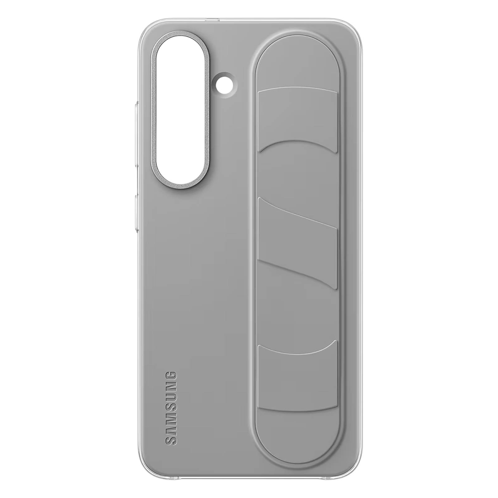SAMSUNG Polycarbonate Standing Grip Case for SAMSUNG Galaxy S25 (Ul Certified, Gray)_5