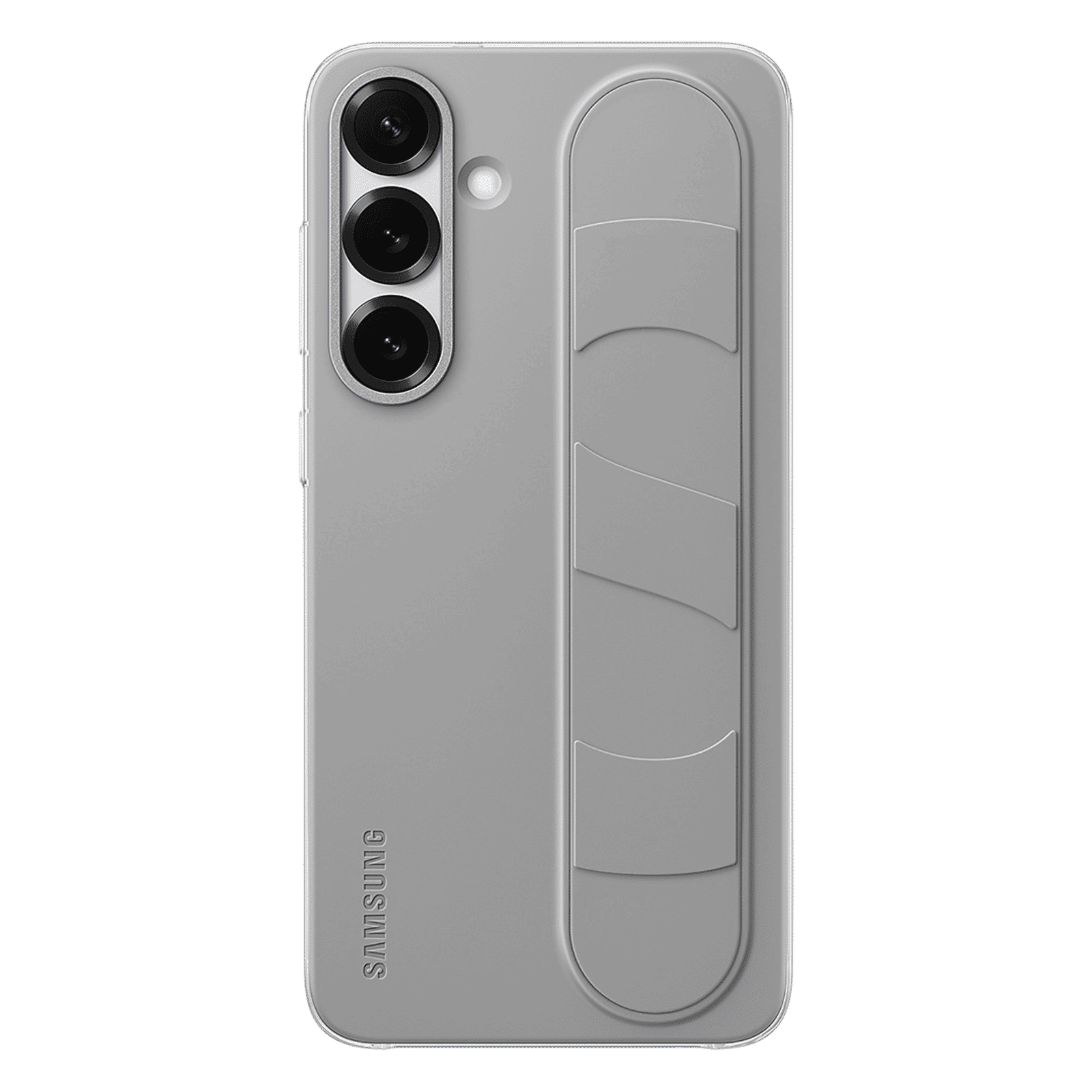 SAMSUNG Polycarbonate Standing Grip Case for SAMSUNG Galaxy S25 Plus (Ul Certified, Gray)_1