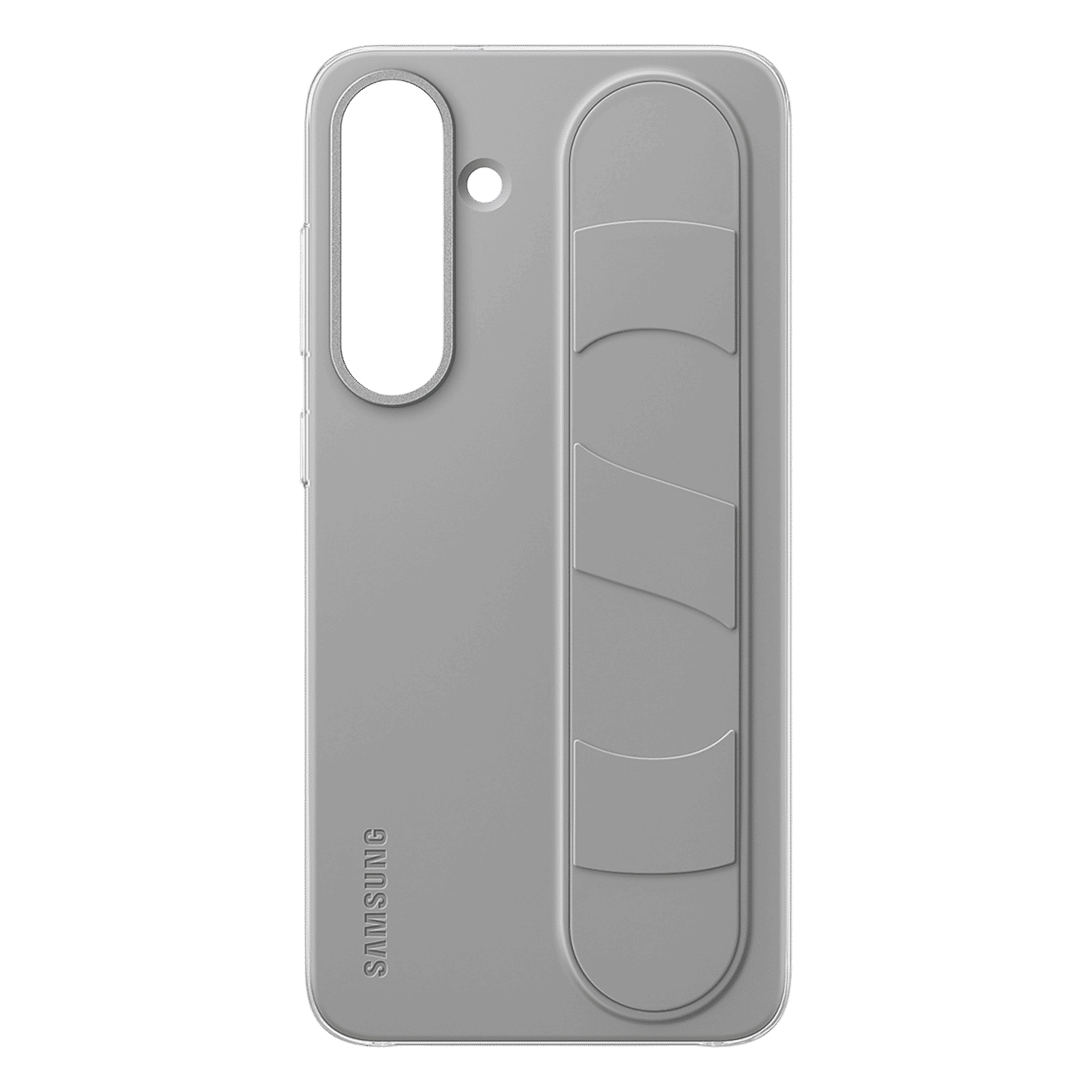SAMSUNG Polycarbonate Standing Grip Case for SAMSUNG Galaxy S25 Plus (Ul Certified, Gray)_5