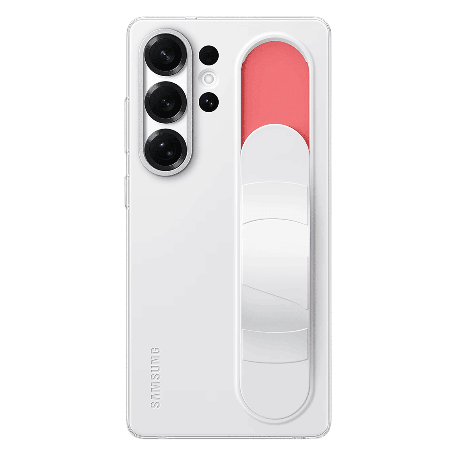 SAMSUNG Polycarbonate Standing Grip Case for SAMSUNG Galaxy S25 Ultra (Ul Certified, White)_3