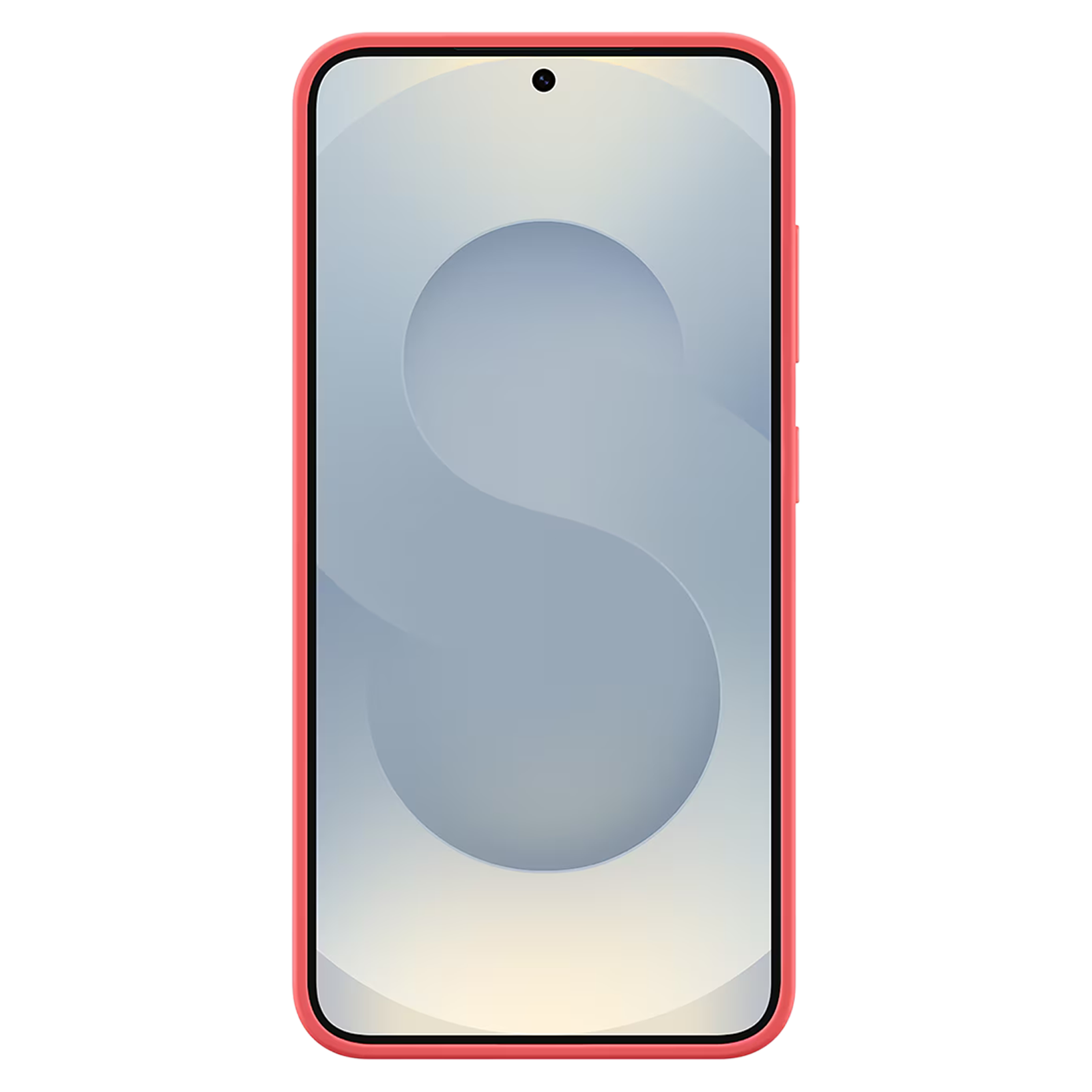 SAMSUNG Soft Silicone Back Case for SAMSUNG Galaxy S25 (Ul Certified, Red)_3