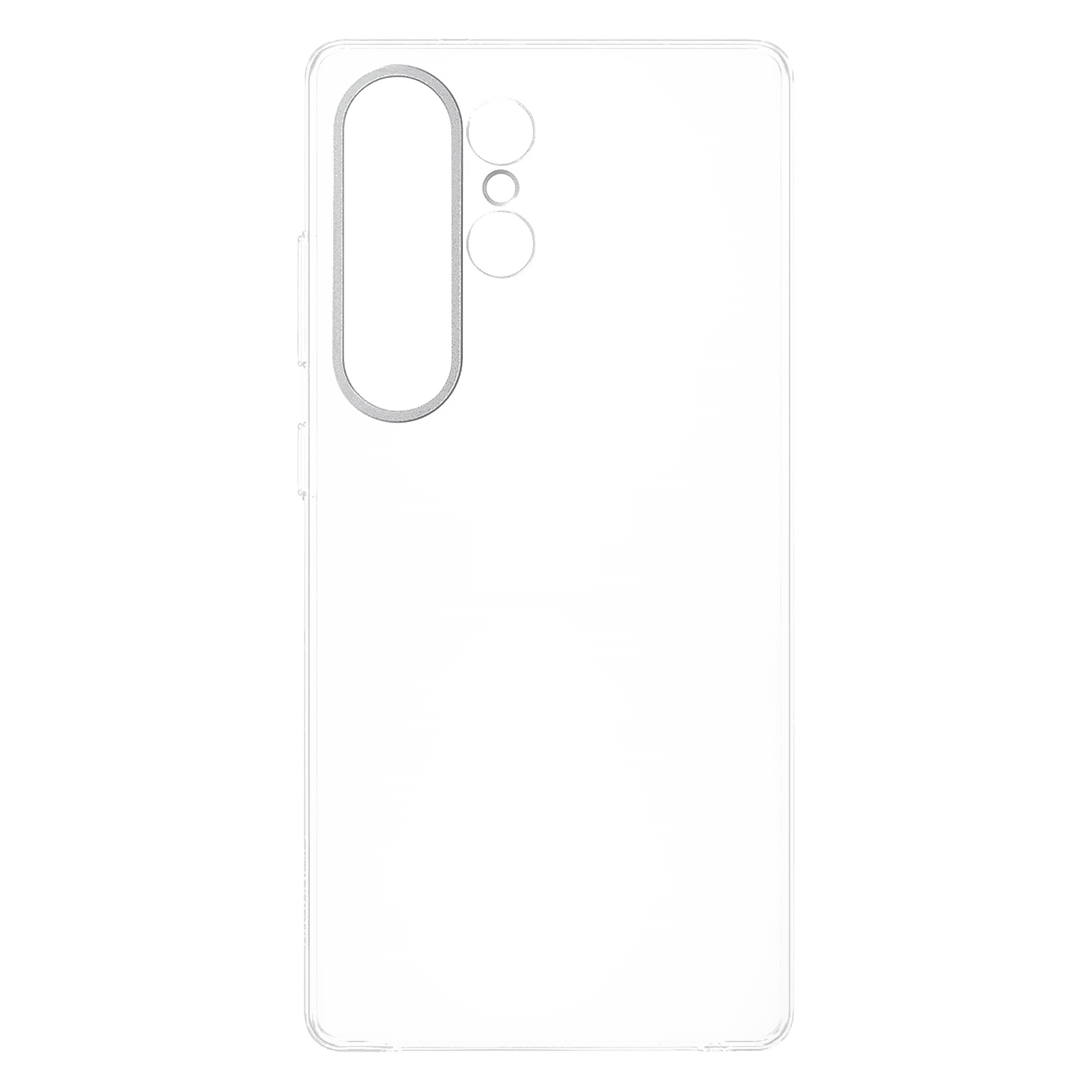 SAMSUNG Clear Soft Polycarbonate Back Case for SAMSUNG Galaxy S25 Ultra (Ul Certified, Transparent)_3