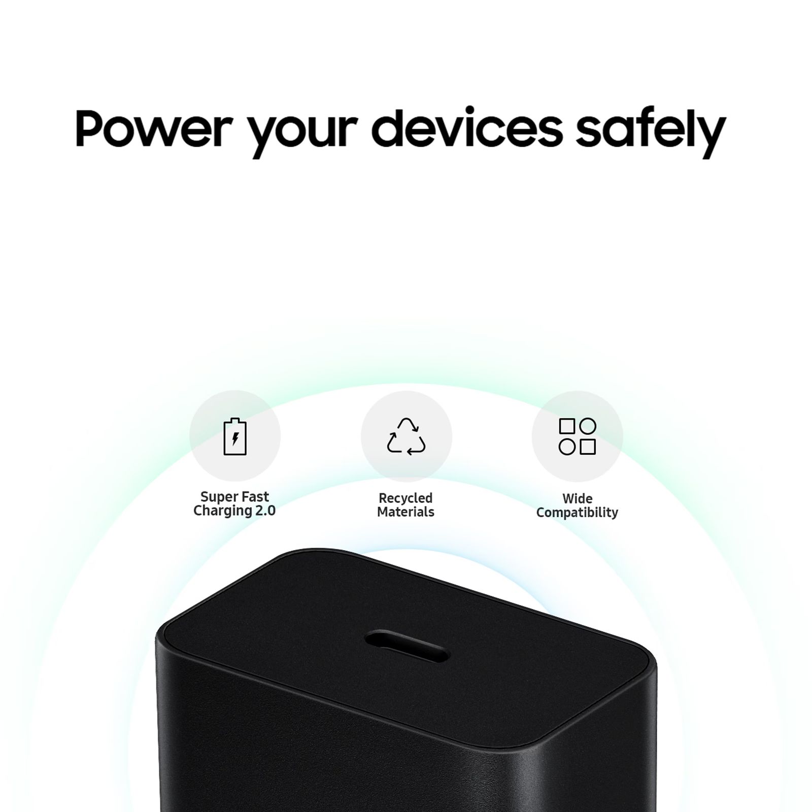 SAMSUNG 45W Type C Super Fast Charger (Adapter Only, Smart IC Technology, Black)_8