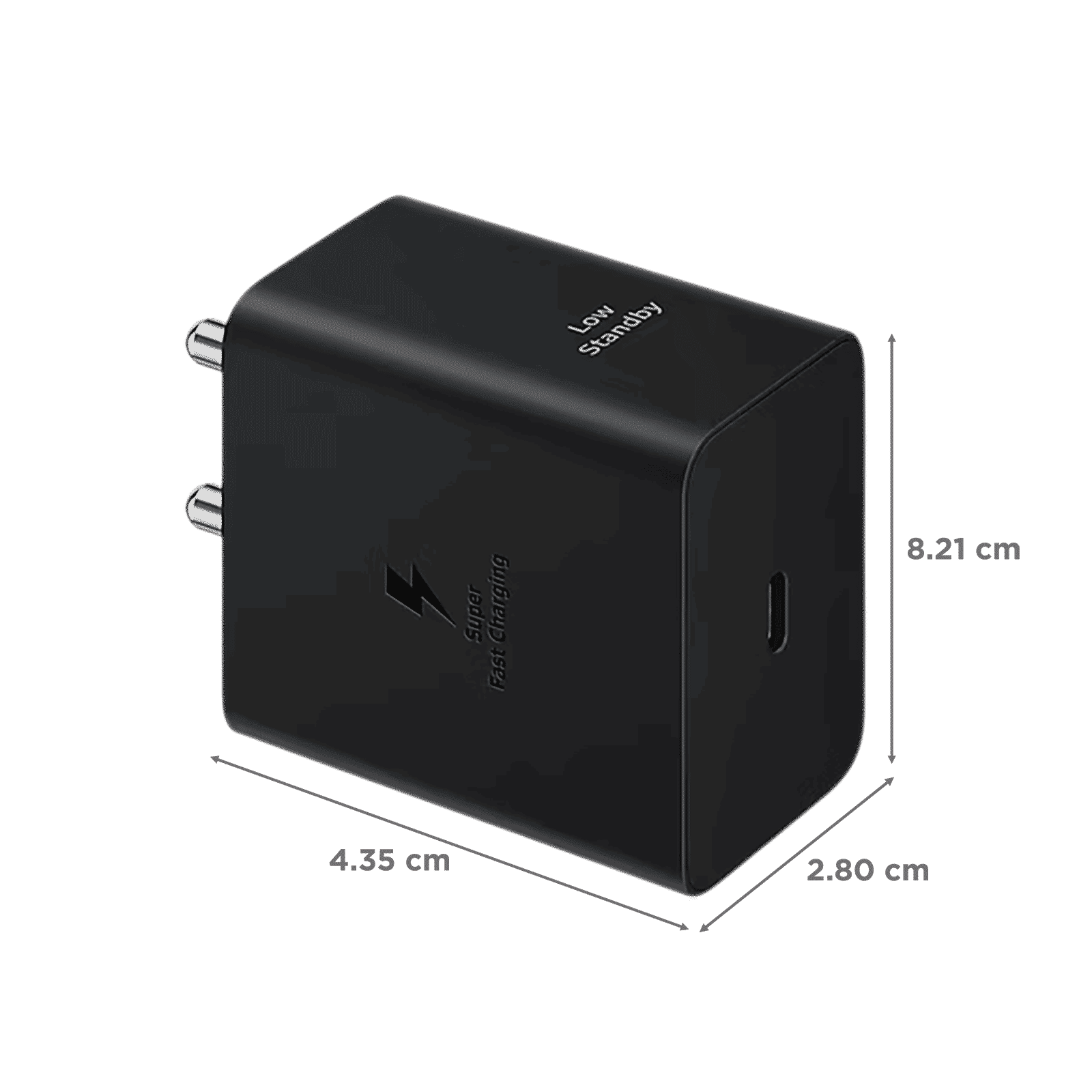 SAMSUNG 45W Type C Super Fast Charger (Adapter Only, Smart IC Technology, Black)_2