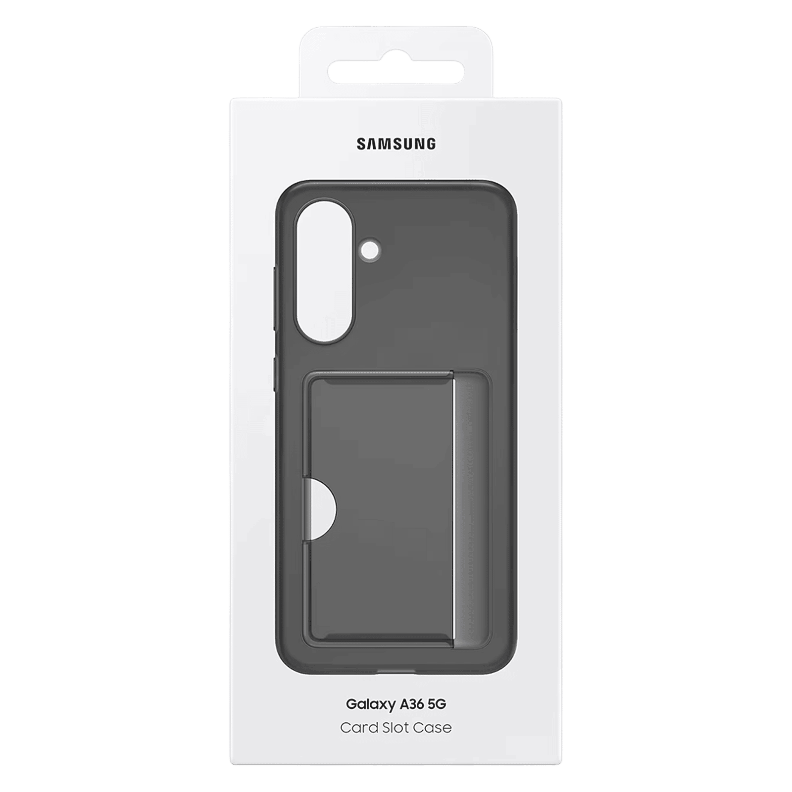 SAMSUNG TPU Card Slot Case for SAMSUNG Galaxy A36 5G (Wallet-free, Black)_4