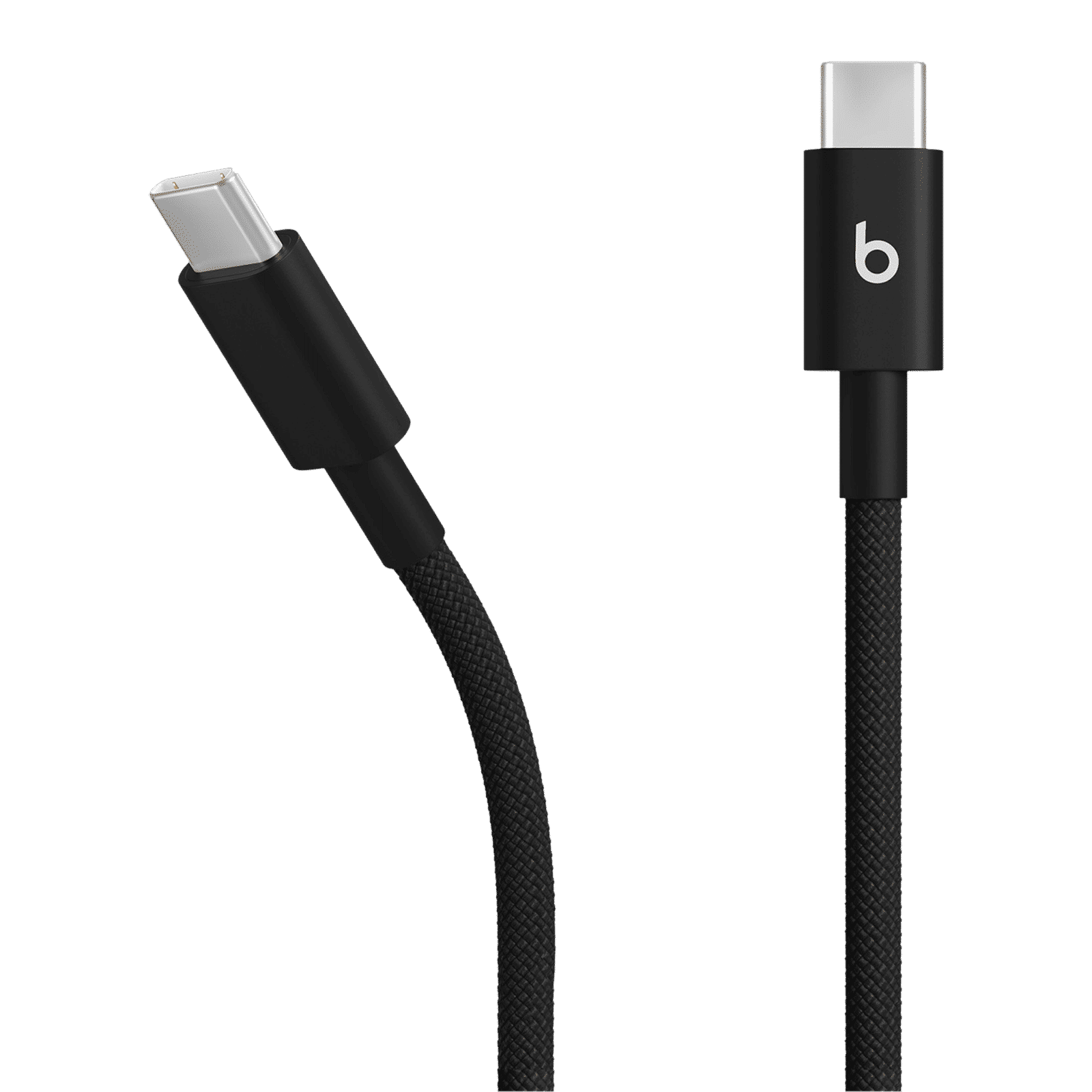 beats Type C to Type C 5 Feet (1.5M) Cable (Tangle-free Woven Design, Bolt Black)_2