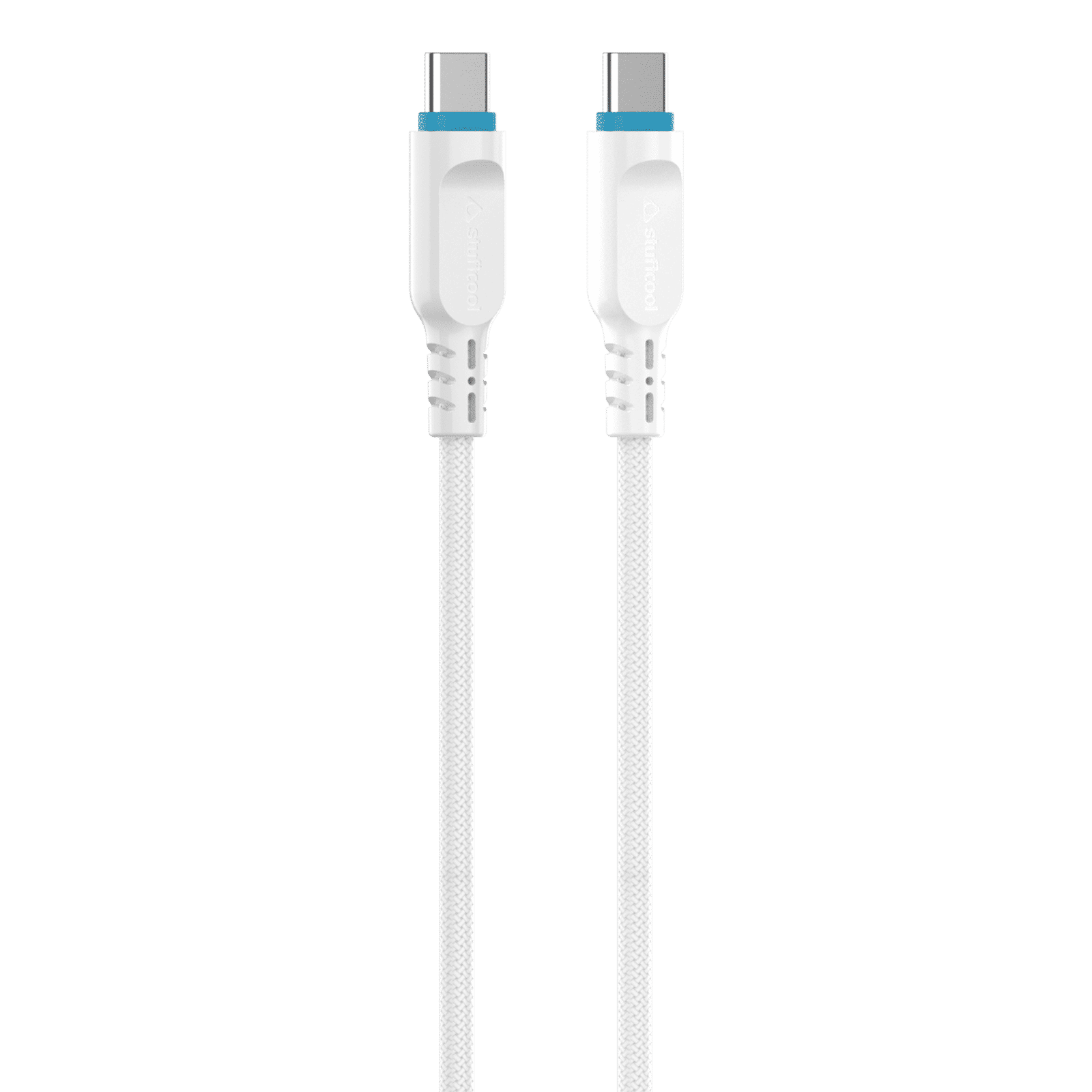 stuffcool Tug Type C to Type C 3.93 Feet (1.2M) Cable (Sync & Charge, White) stuffcool Tug Type C to Type C 3.93 Feet (1.2M) Cable (Sync & Charge, White)_2