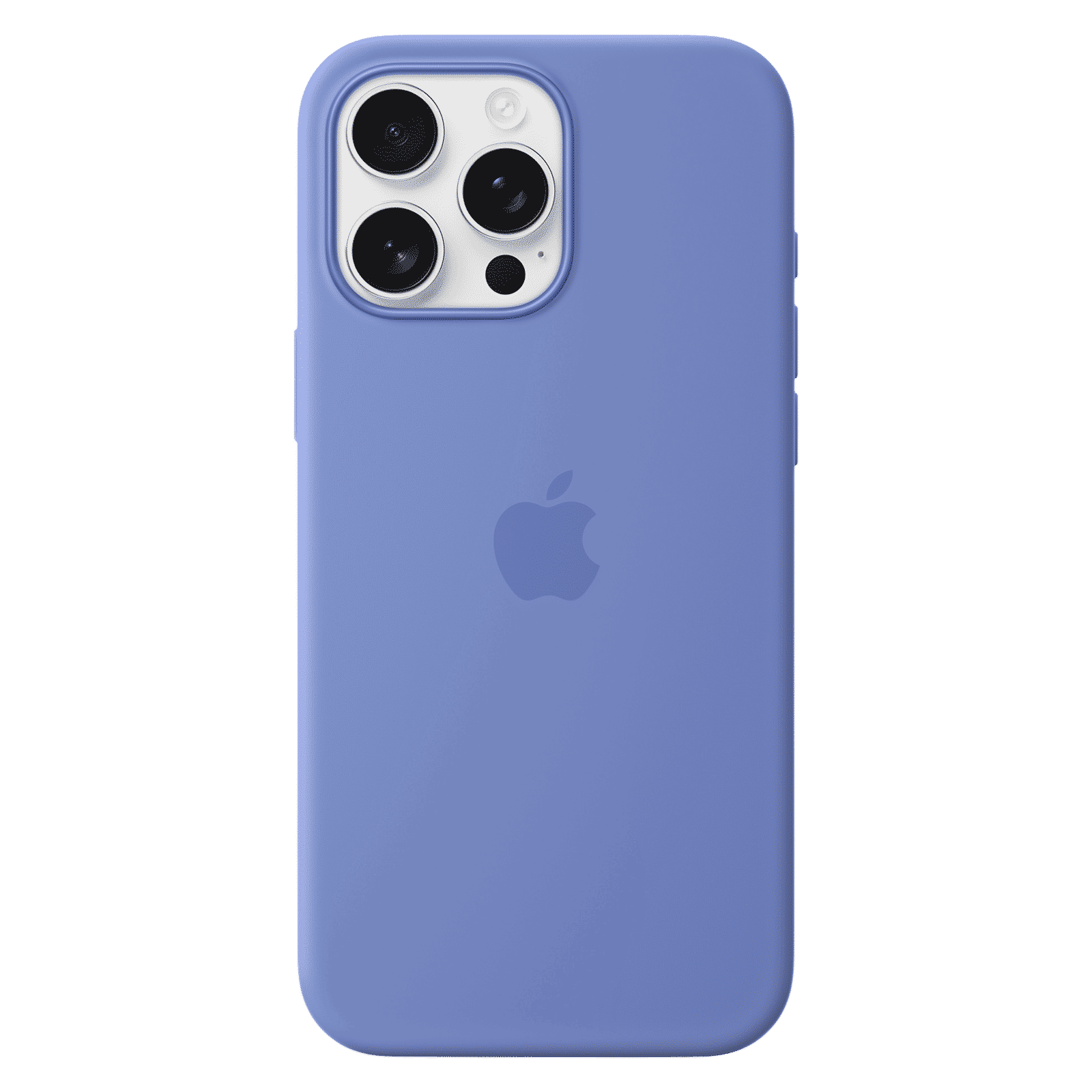 Apple Soft Silicone Back Cover Apple iPhone 16 Pro Max (MagSafe Charging Support, Periwinkle)_1
