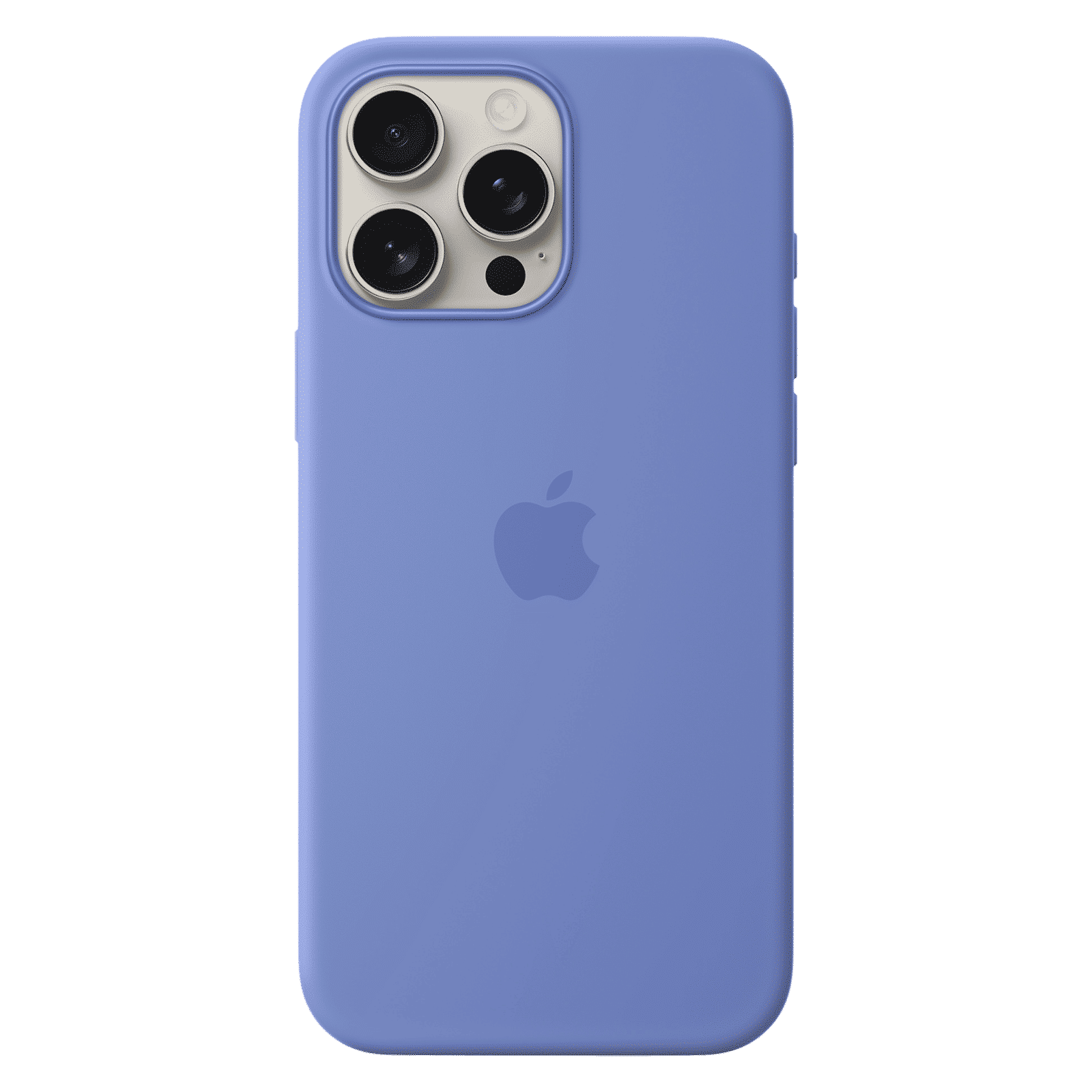 Apple Soft Silicone Back Cover Apple iPhone 16 Pro Max (MagSafe Charging Support, Periwinkle)_3