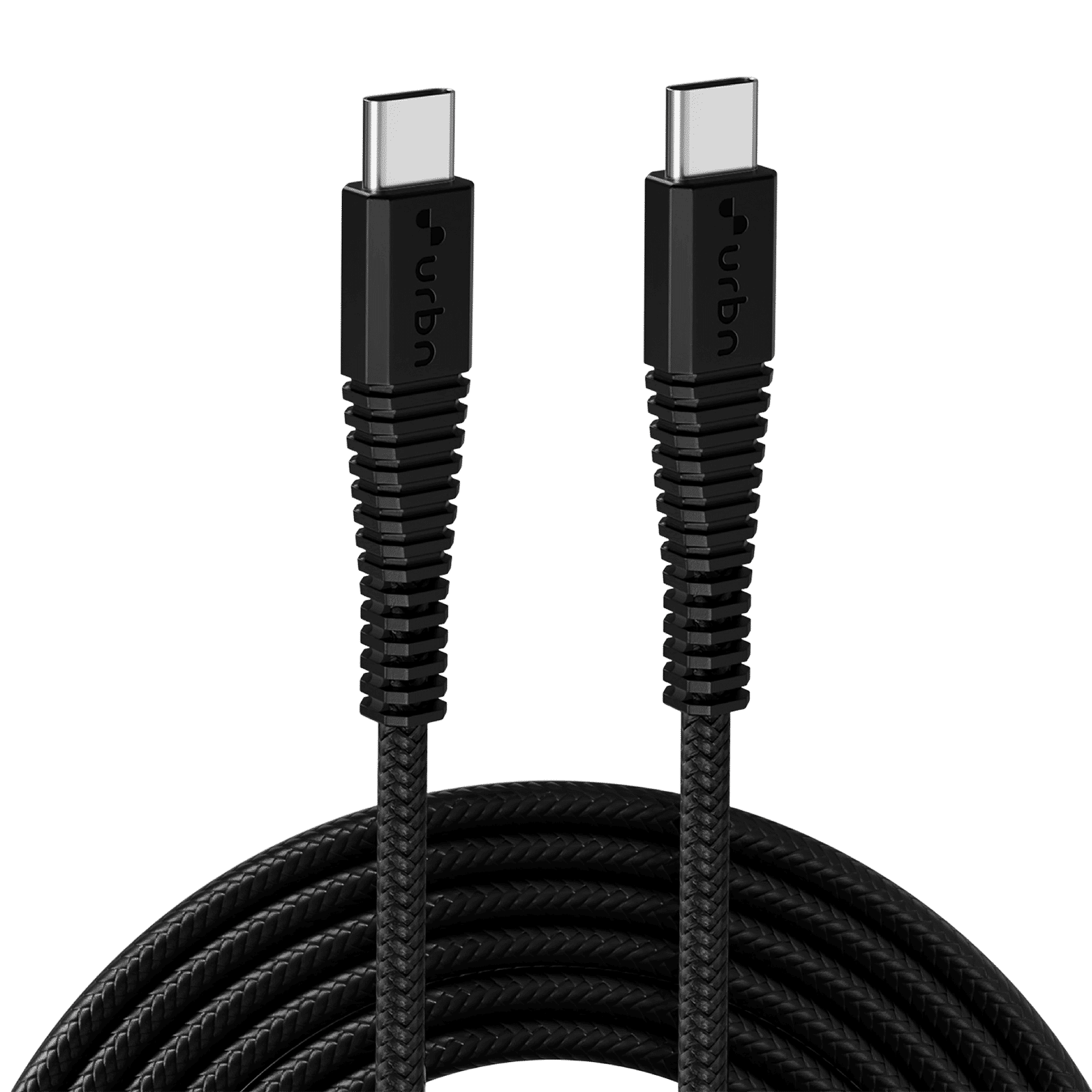 urbn UPC256 Type C to Type C 4.5 Feet (1.4M) Cable (Fast Charging, Black) urbn UPC256 Type C to Type C 4.5 Feet (1.4M) Cable (Fast Charging, Black)_1