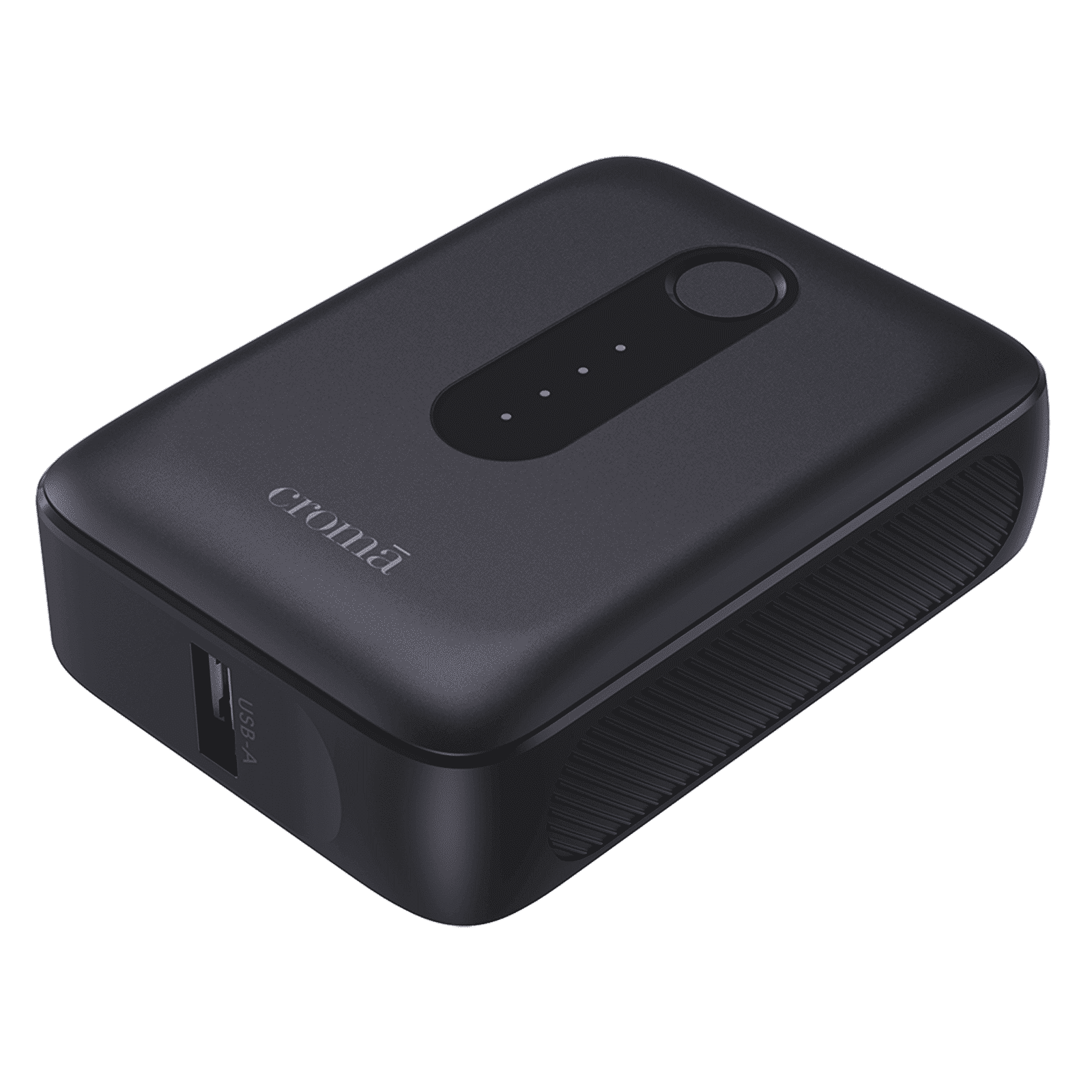 Croma Compact 10000 mAh 30W Fast Charging Power Bank (1 Type A & 1 Type C Port, Multi-Level Protection for Safe Charging, Black)_5