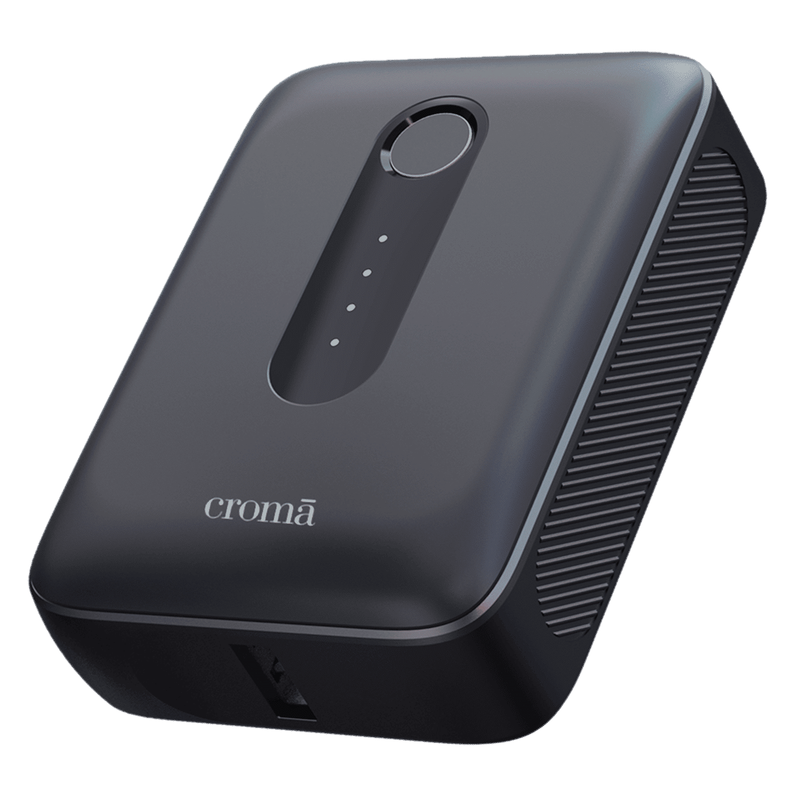 Croma Compact 10000 mAh 30W Fast Charging Power Bank (1 Type A & 1 Type C Port, Multi-Level Protection for Safe Charging, Black)_7