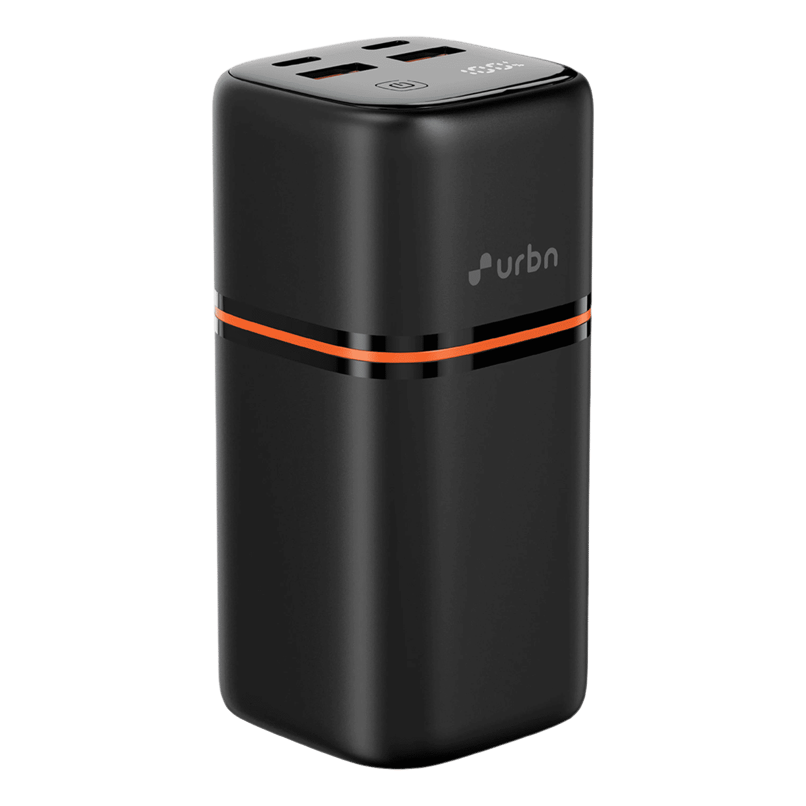 urbn Nano Stack Pro 20000 mAh 70W Fast Charging Power Bank (2 Type C Ports, 2 Type A Ports, 12 Layer Circuit Protection, Black)_1