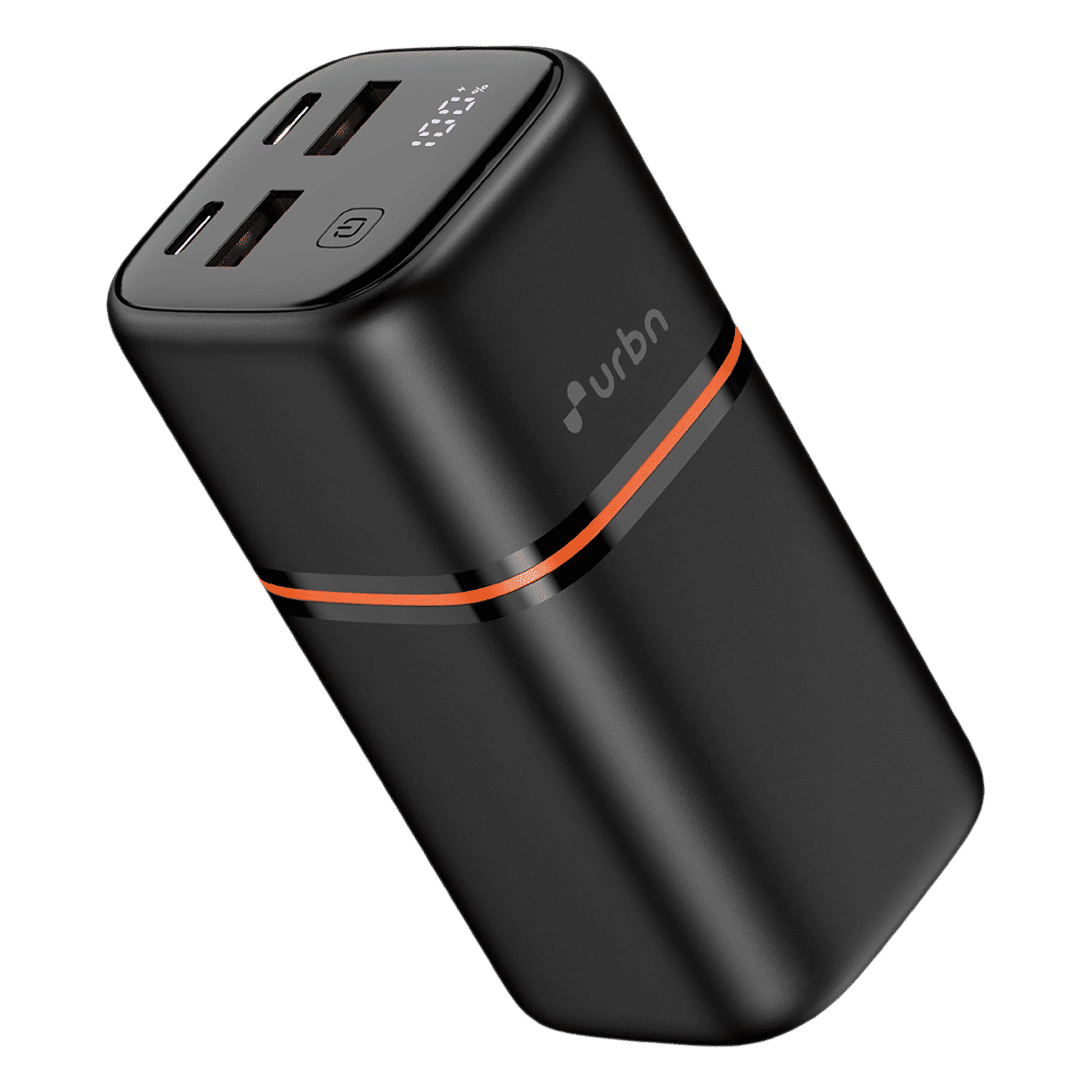 urbn Nano Stack Pro 20000 mAh 70W Fast Charging Power Bank (2 Type C Ports, 2 Type A Ports, 12 Layer Circuit Protection, Black)_3
