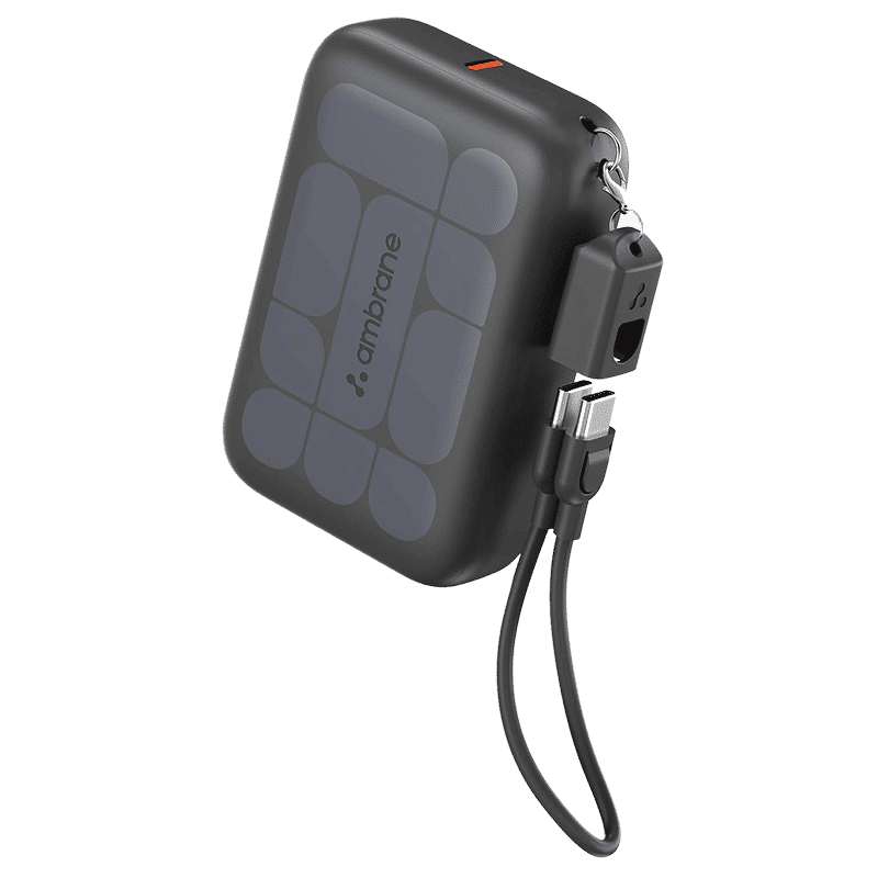 ambrane PowerMini 10 10000 mAh 22.5W Fast Charging Power Bank (1 Type A Port, 1 Type C Port, SafeCharge Technology, Black)_1