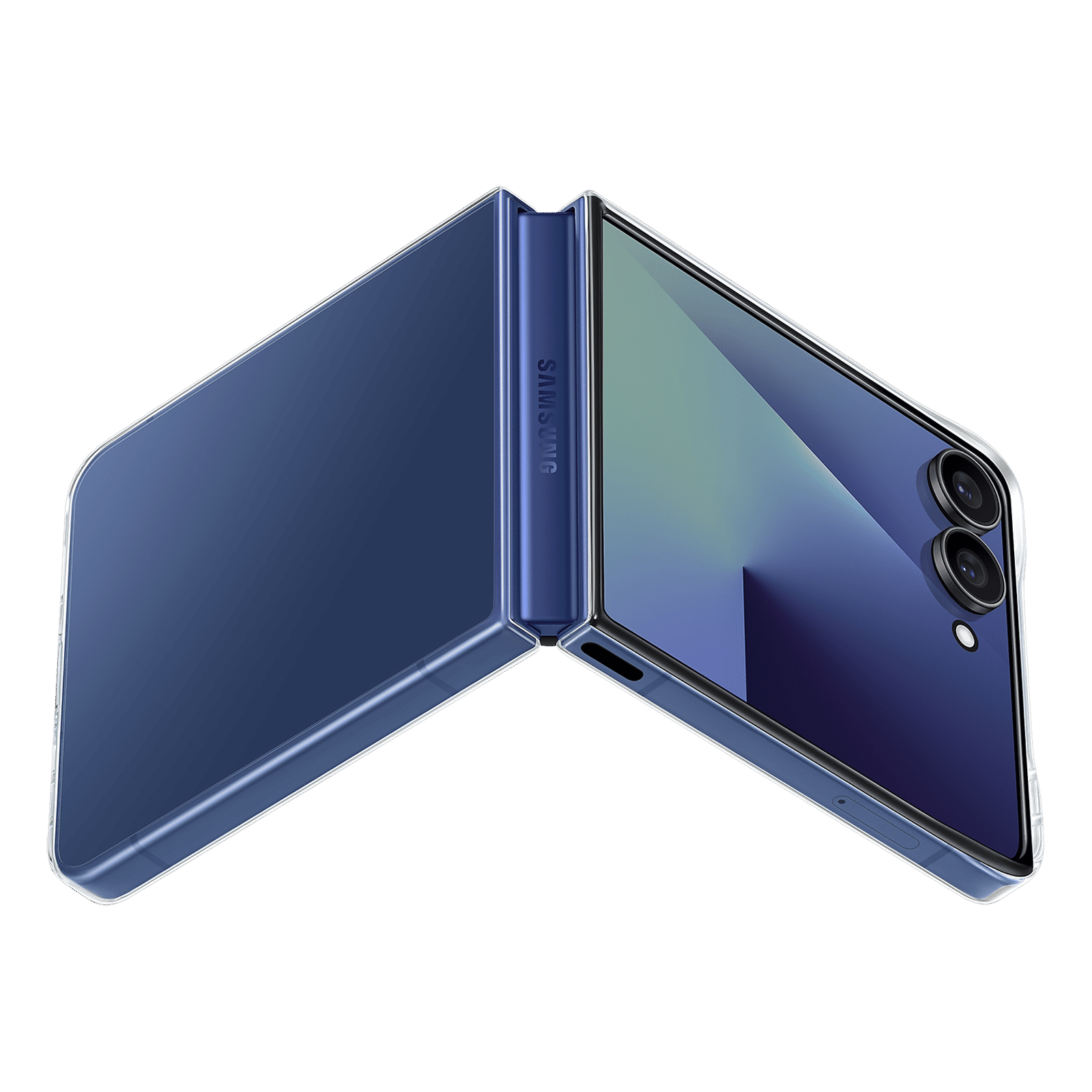 SAMSUNG Polycarbonate Back Cover for SAMSUNG Galaxy Z Flip7 (1.0mm Thin, Transparent)_6