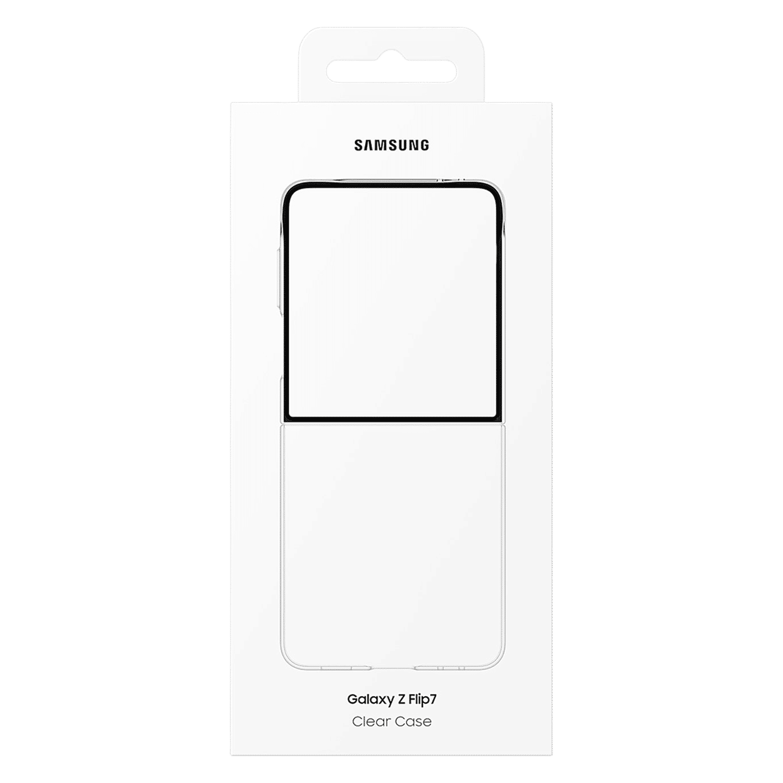 SAMSUNG Polycarbonate Back Cover for SAMSUNG Galaxy Z Flip7 (1.0mm Thin, Transparent)_7