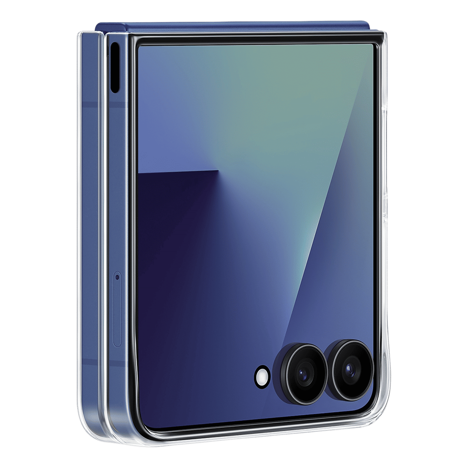 SAMSUNG Polycarbonate Back Cover for SAMSUNG Galaxy Z Flip7 (1.0mm Thin, Transparent)_3