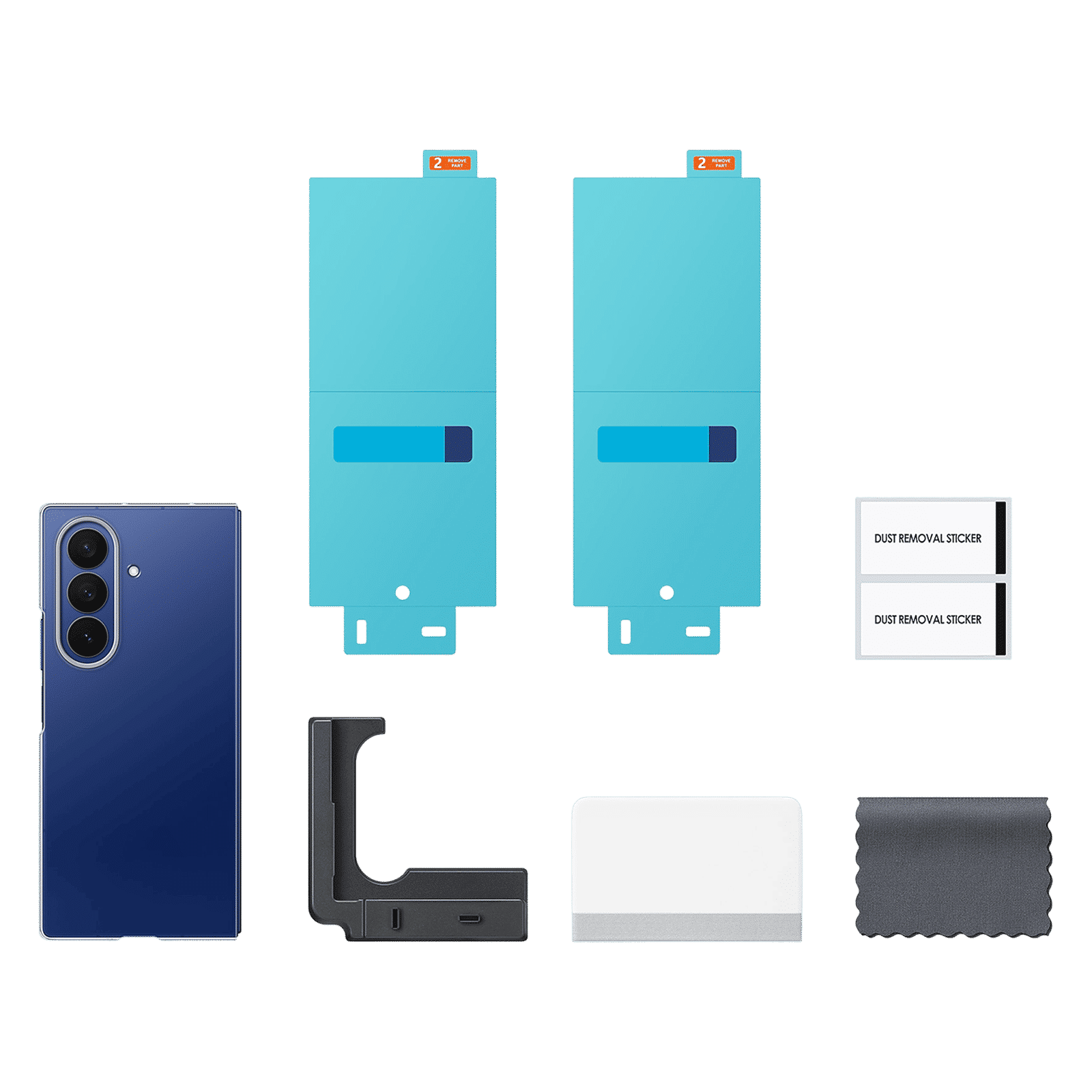 SAMSUNG Polycarbonate Back Cover for SAMSUNG Galaxy Z Fold7 (Eco-Friendly, Transparent)_6
