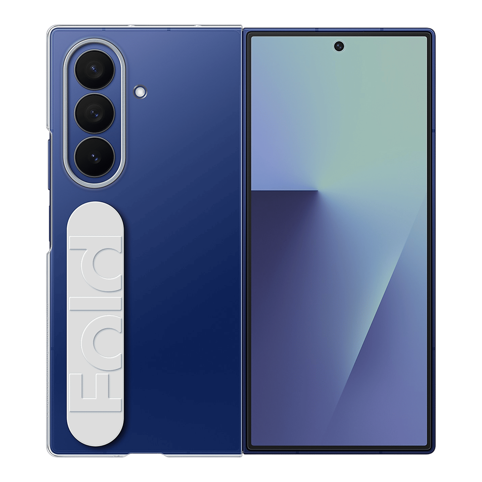 SAMSUNG Polycarbonate Back Cover for SAMSUNG Galaxy Z Fold7 (Comfortable Grip, Transparent)_1