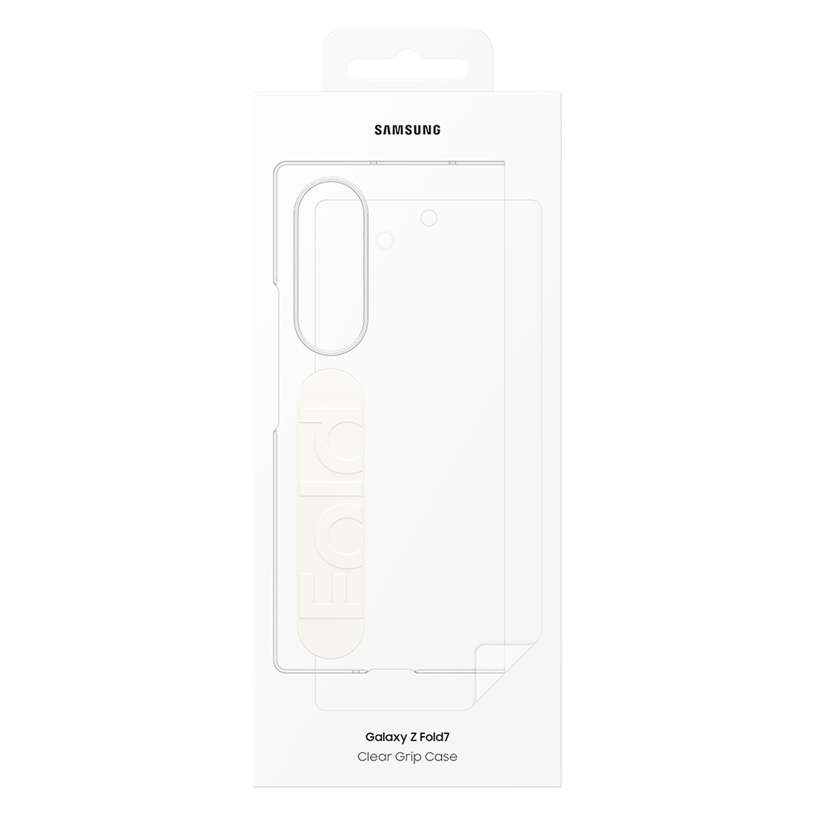 SAMSUNG Polycarbonate Back Cover for SAMSUNG Galaxy Z Fold7 (Comfortable Grip, Transparent)_6
