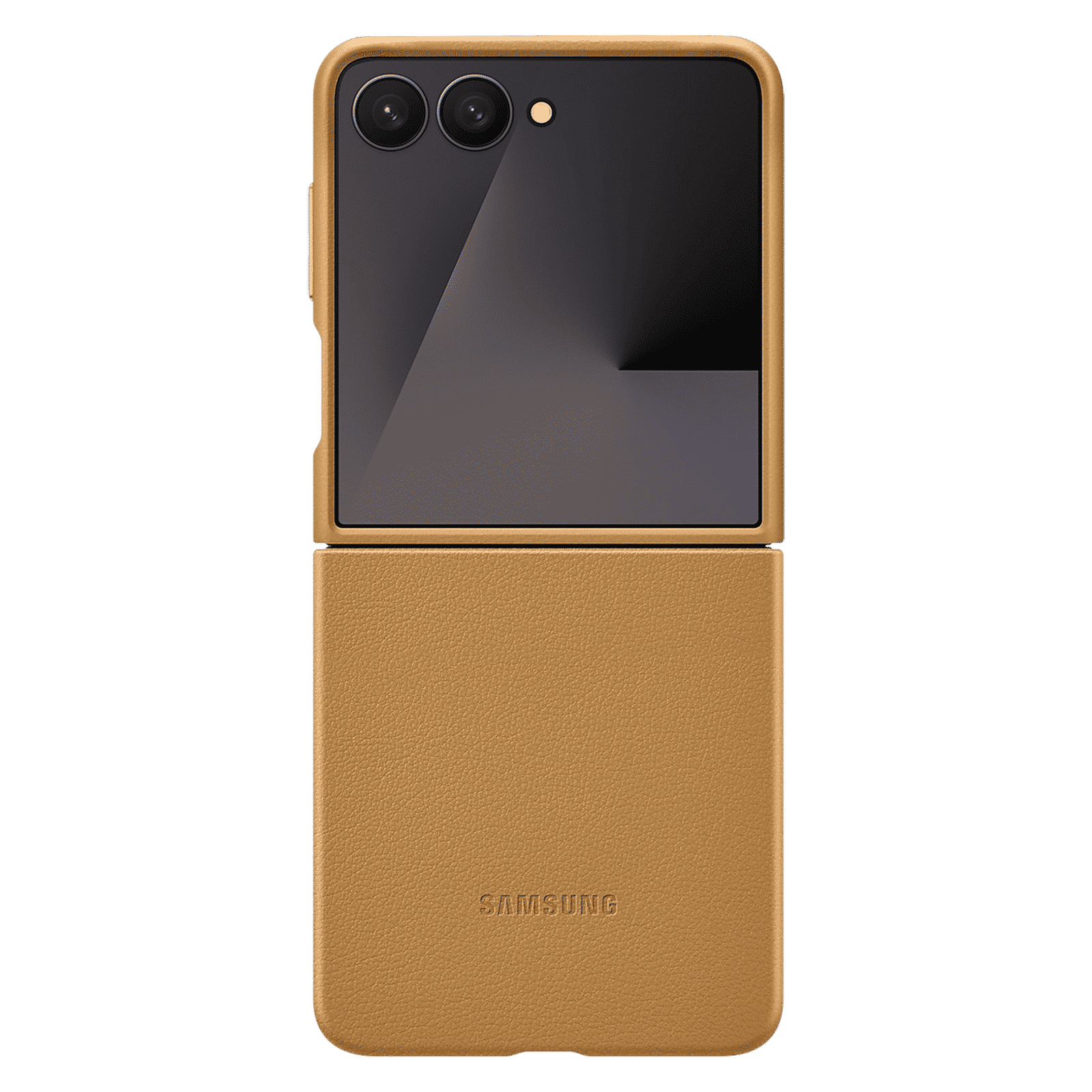 SAMSUNG Polycarbonate Back Cover for SAMSUNG Galaxy Z Flip7 (Kindsuit, Camel)_3