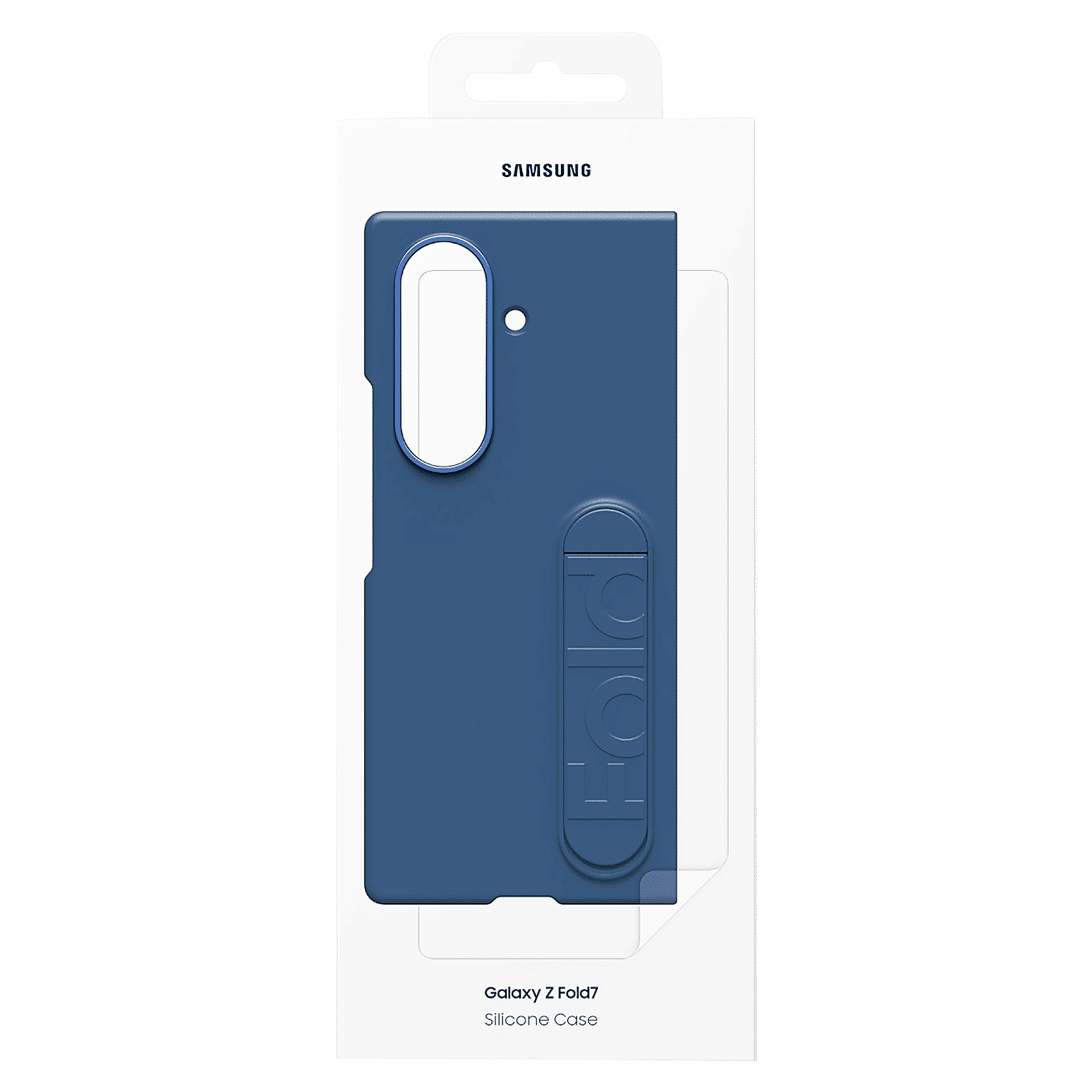 SAMSUNG Soft Silicon Back Cover for SAMSUNG Galaxy Z Fold7 (Pop-up KICK-STAND, Blue)_8