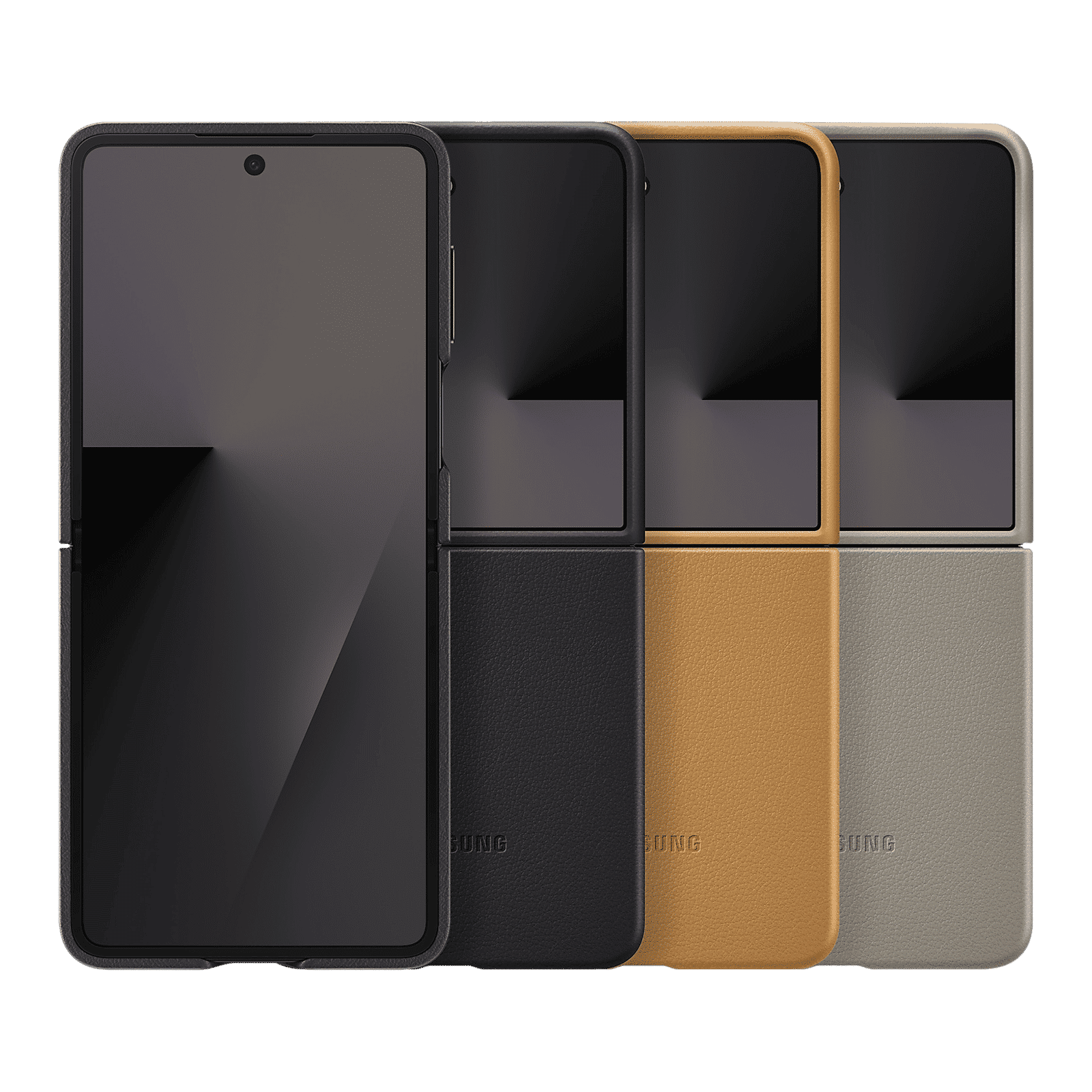 SAMSUNG Polycarbonate Back Cover for SAMSUNG Galaxy Z Flip7 (Kindsuit, Black)_6