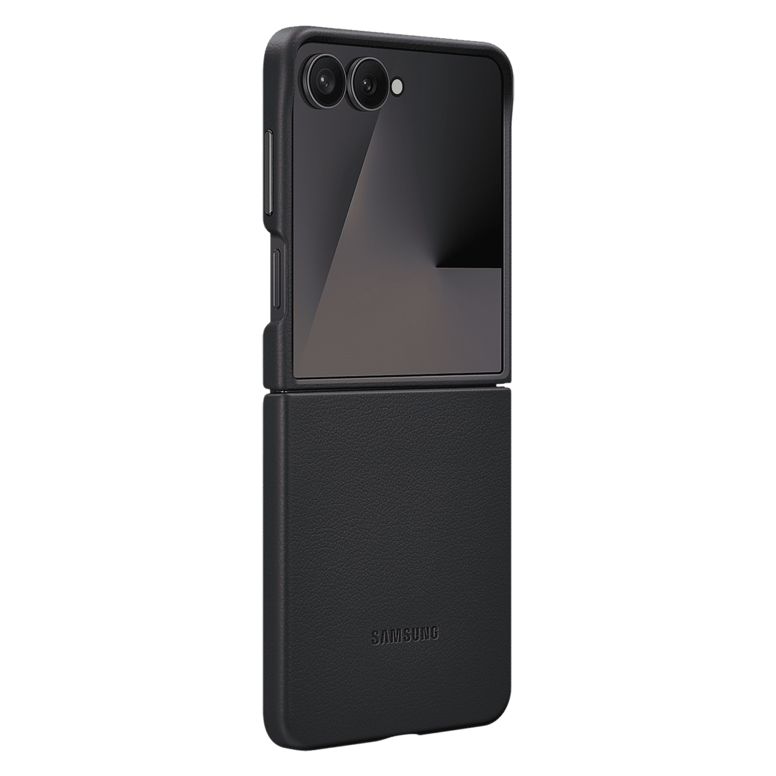 SAMSUNG Polycarbonate Back Cover for SAMSUNG Galaxy Z Flip7 (Kindsuit, Black)_4