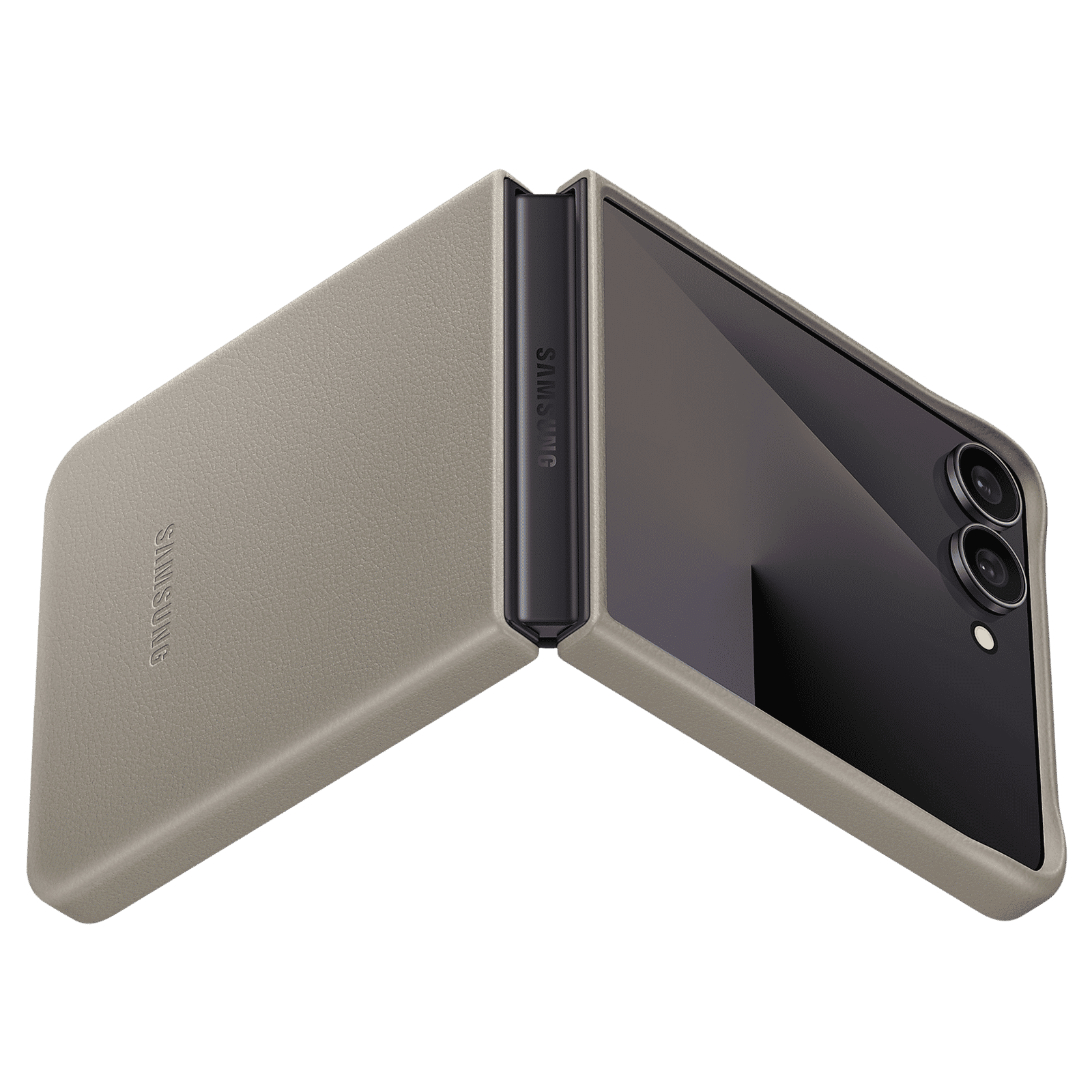 SAMSUNG Polycarbonate Back Cover for SAMSUNG Galaxy Z Flip7 (Kindsuit, Taupe)_5