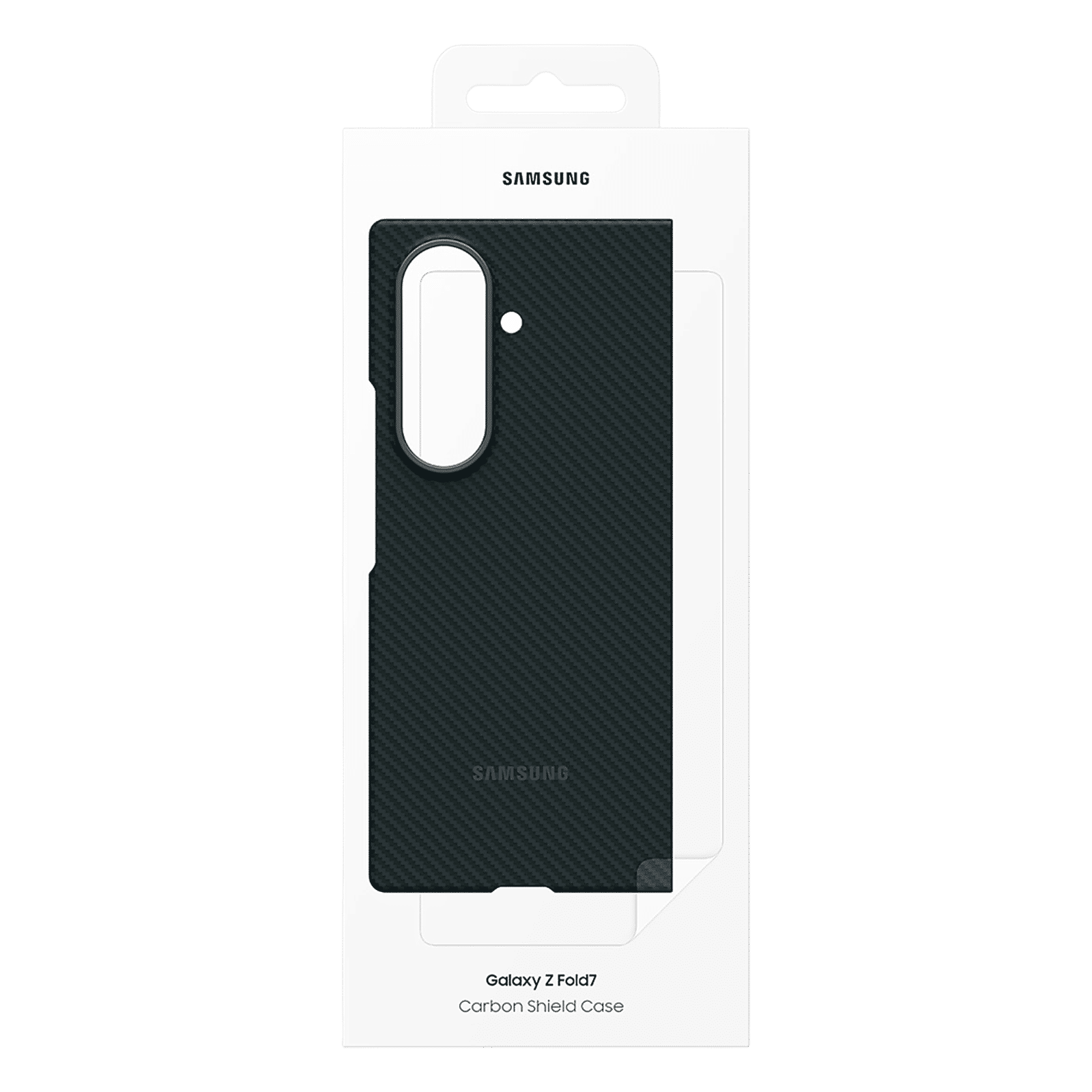 SAMSUNG Aramid & Carbon Fiber Back Cover for SAMSUNG Galaxy Z Fold7 (Easy-to-grip Feel, Black)_8