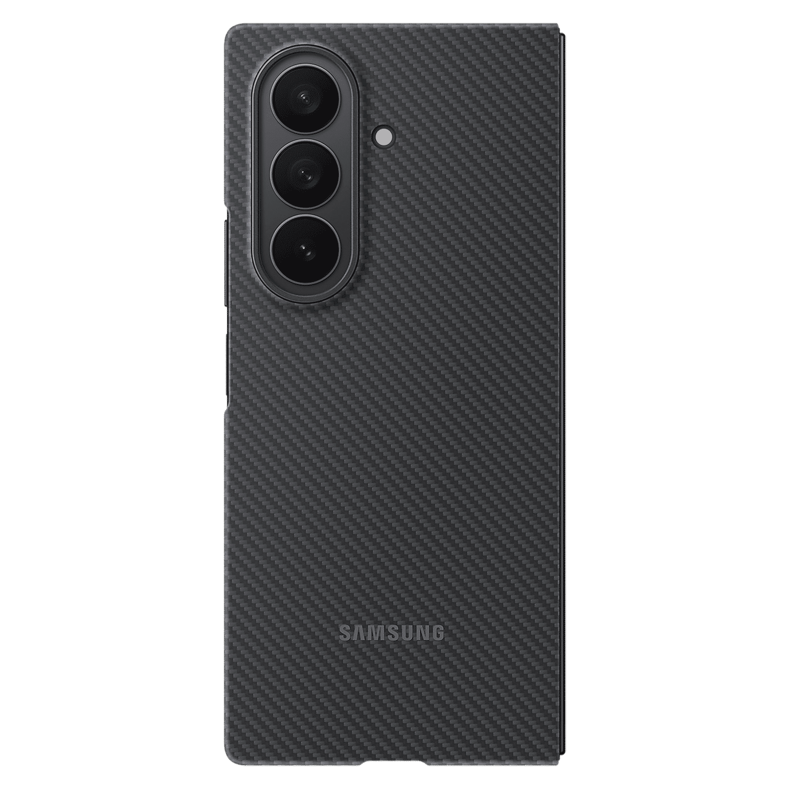 SAMSUNG Aramid & Carbon Fiber Back Cover for SAMSUNG Galaxy Z Fold7 (Easy-to-grip Feel, Black)_3