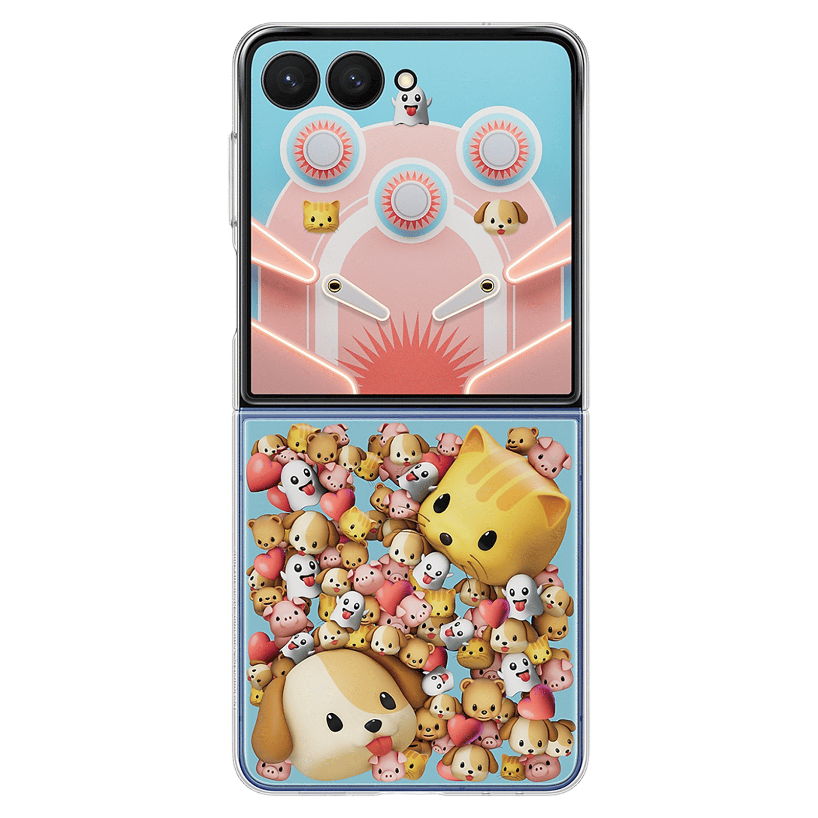 SAMSUNG Polycarbonate Back Cover for SAMSUNG Galaxy Z Flip7 (Flipsuit, Transparent)_3