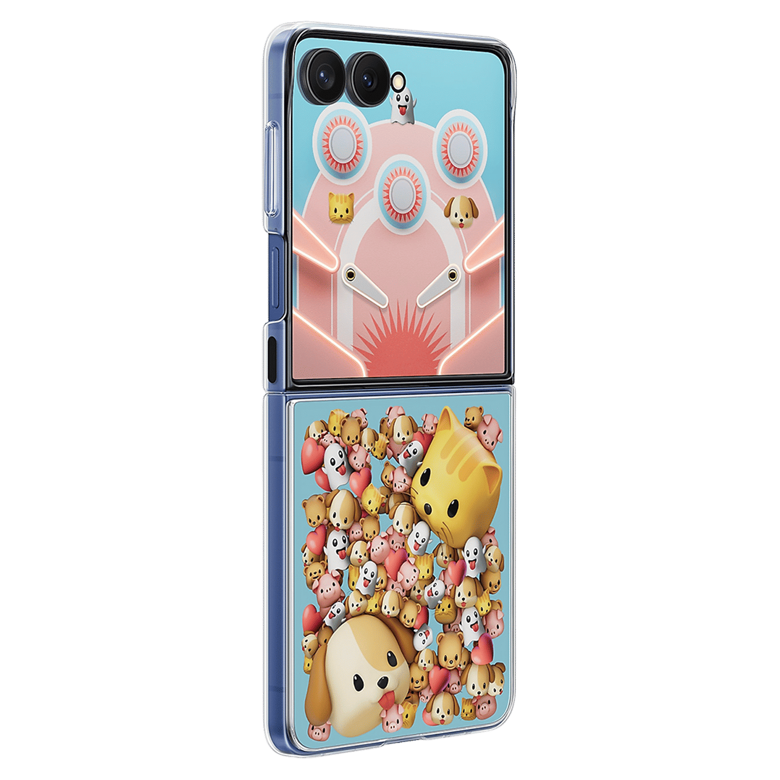 SAMSUNG Polycarbonate Back Cover for SAMSUNG Galaxy Z Flip7 (Flipsuit, Transparent)_4