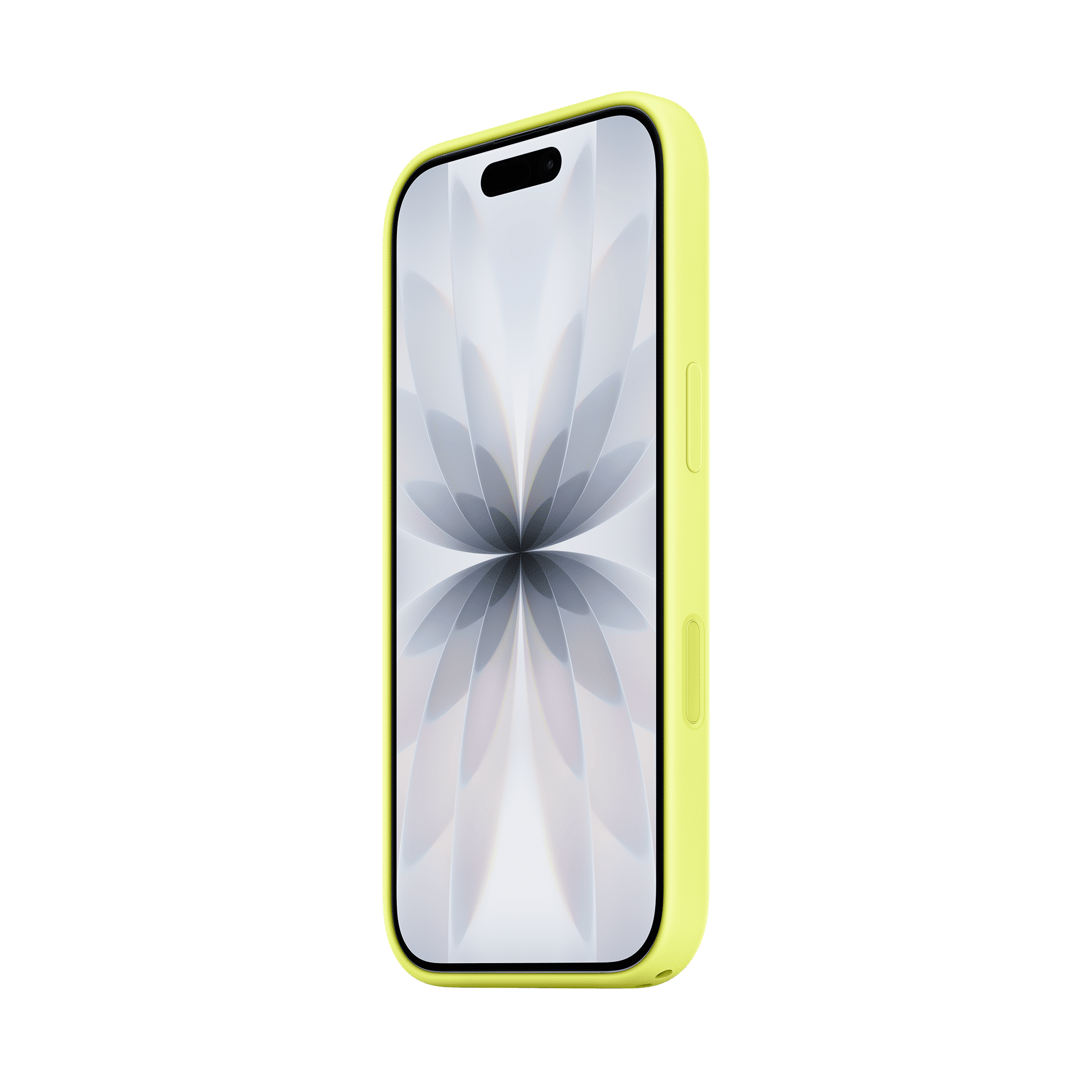 Apple Soft Silicone Back Cover for Apple iPhone 17 (MagSafe Compatible, Neon Yellow)_2