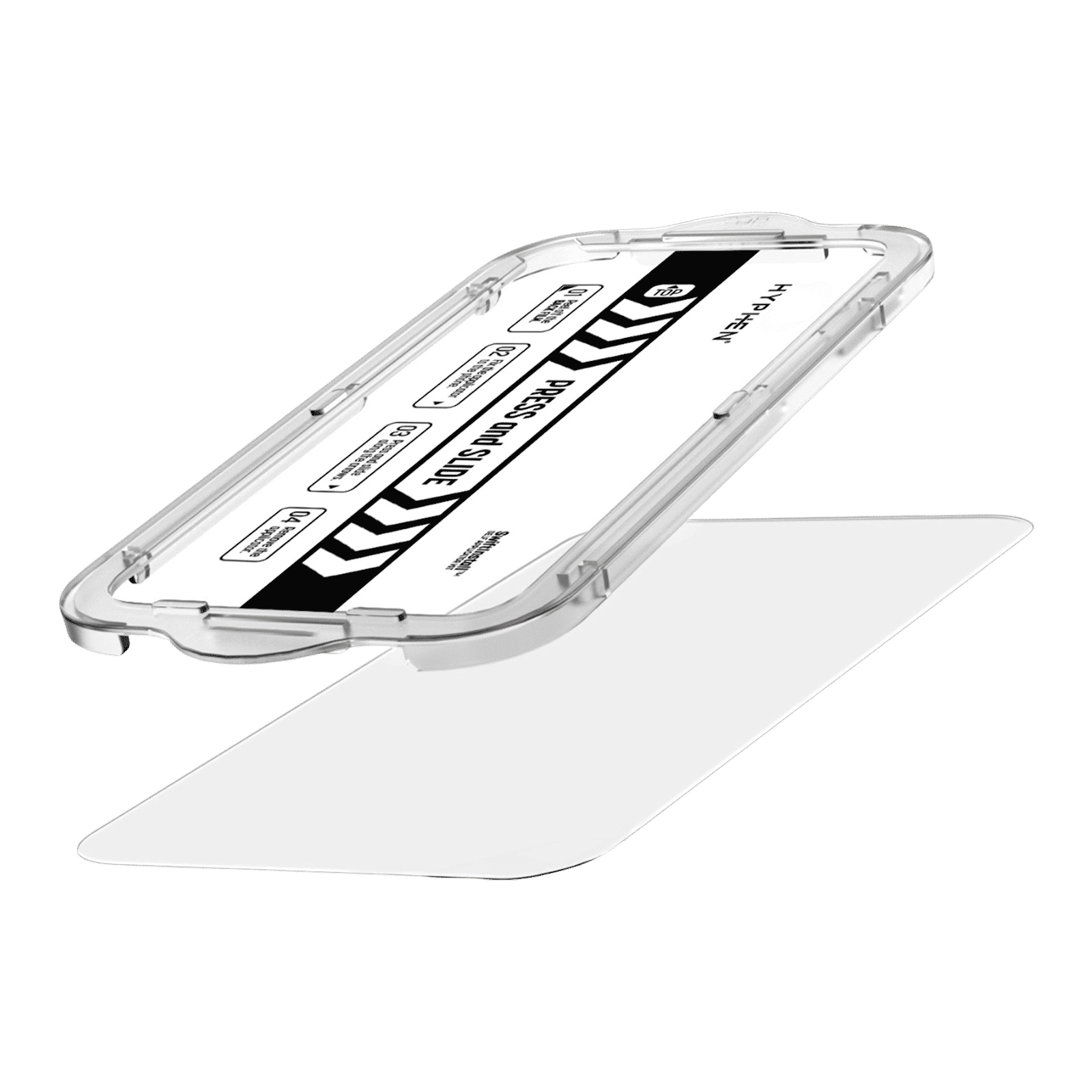 HYPHEN DURO TPU Back Cover & Tempered Glass Combo for Apple iPhone 17 (Magsafe Charging Compatible, Clear)_4