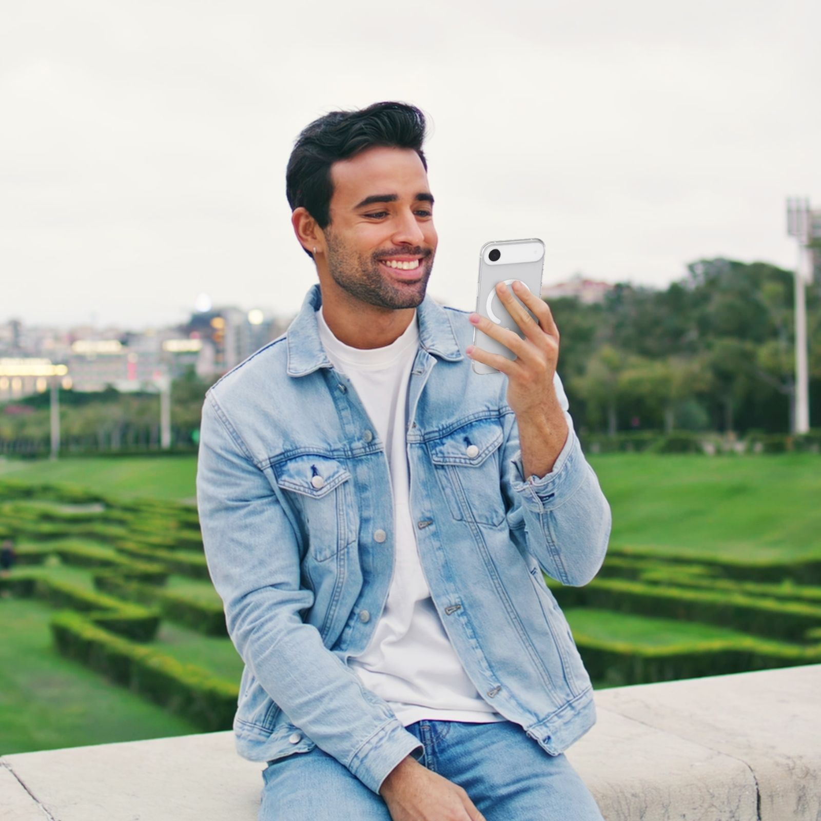 HYPHEN DURO TPU Back Cover & Tempered Glass Combo for Apple iPhone 17 Air (Magsafe Charging Compatible, Clear)_6